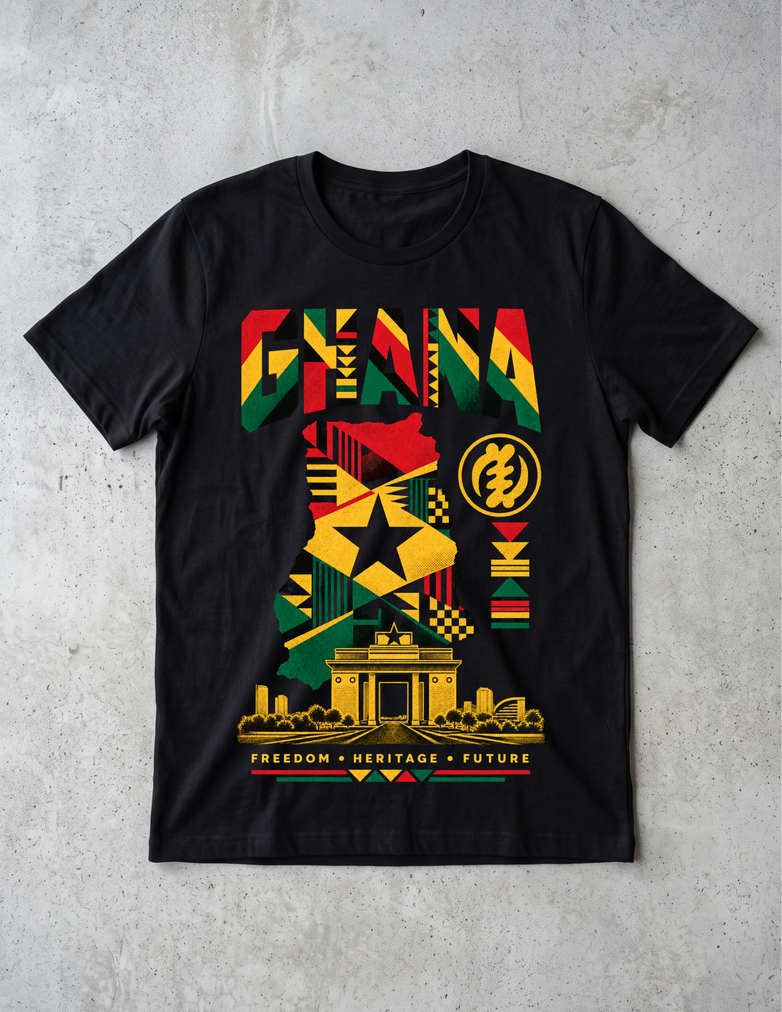Ghana — Freedom Heritage Future Tee