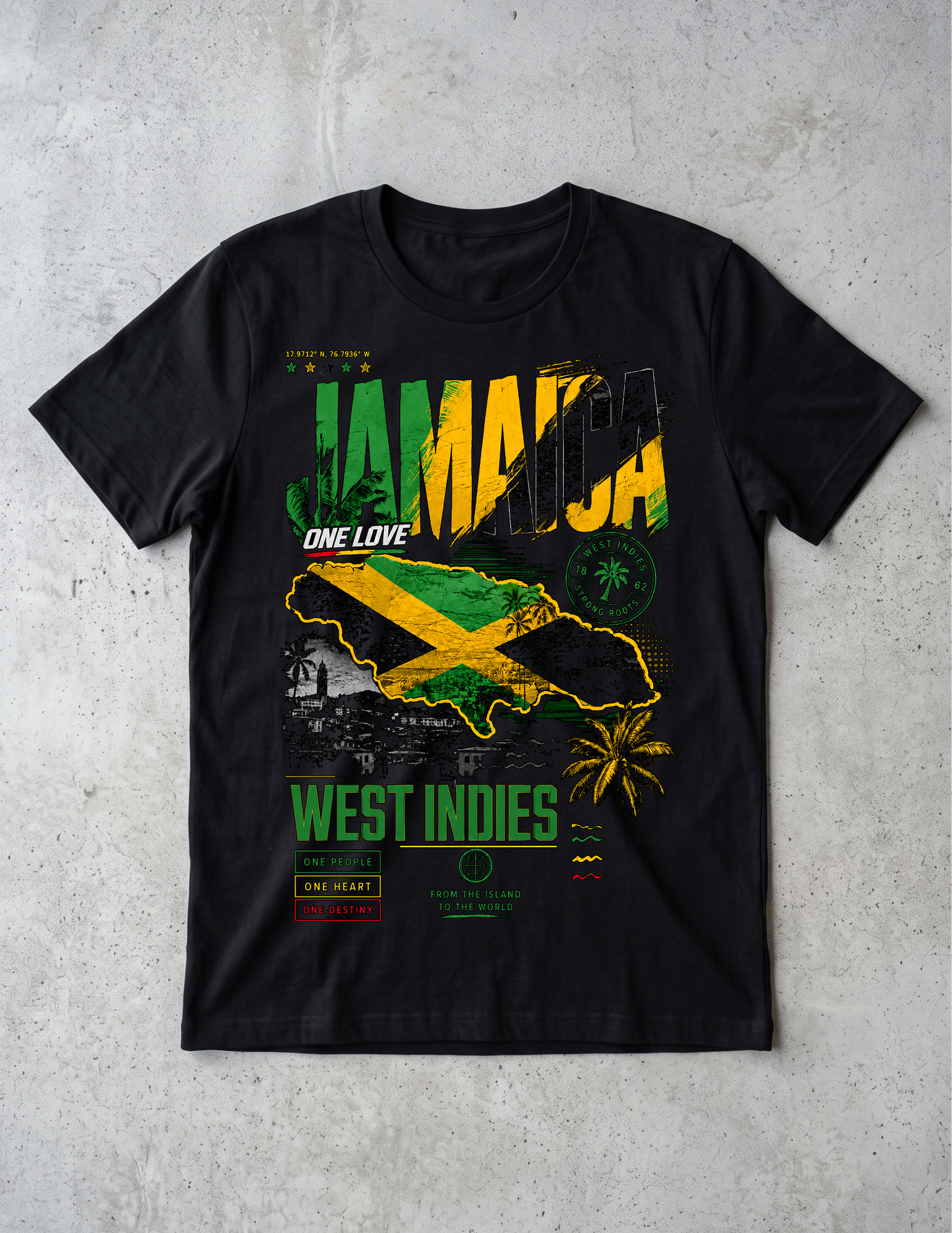 Jamaica — One Love West Indies Tee