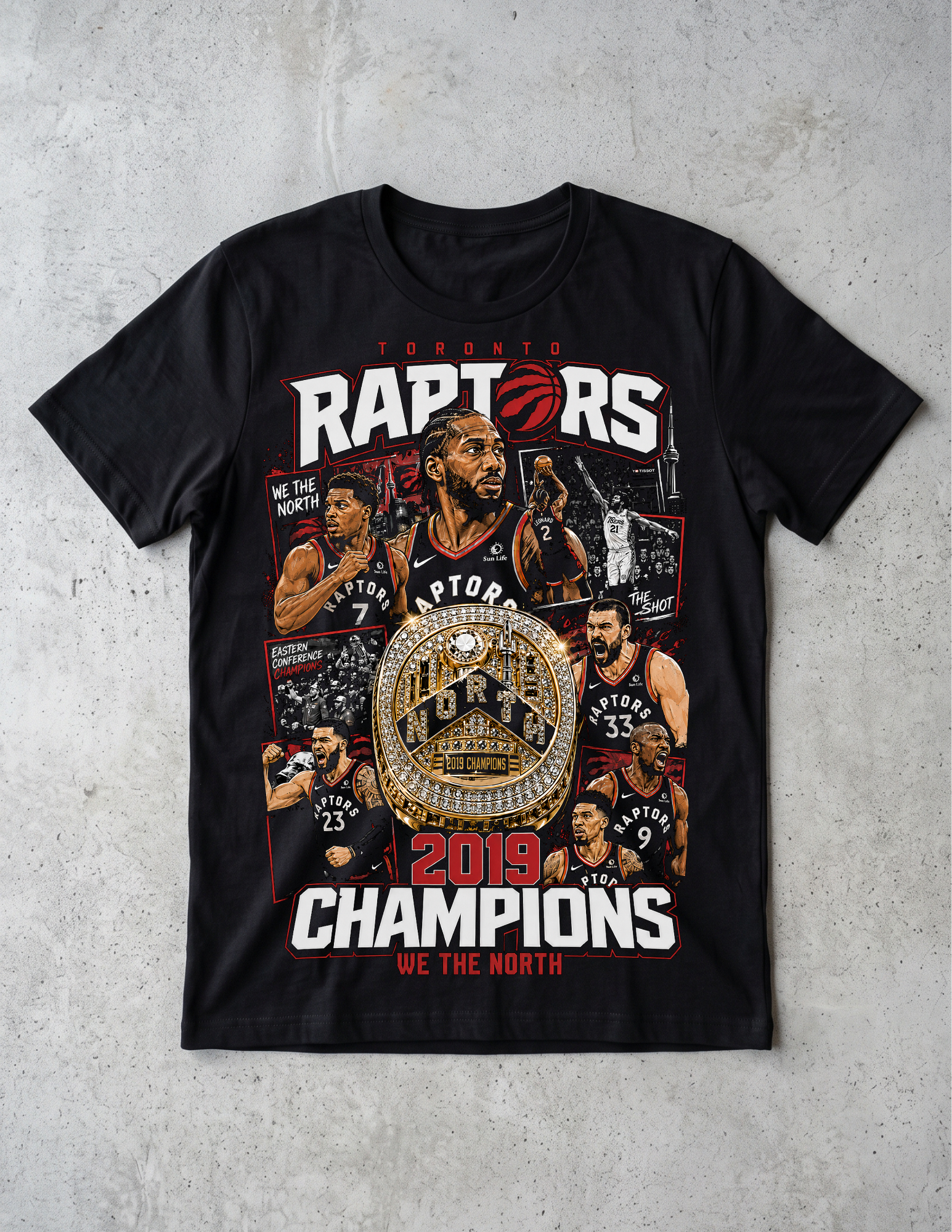 Toronto Raptors: 2019 Champions Tee