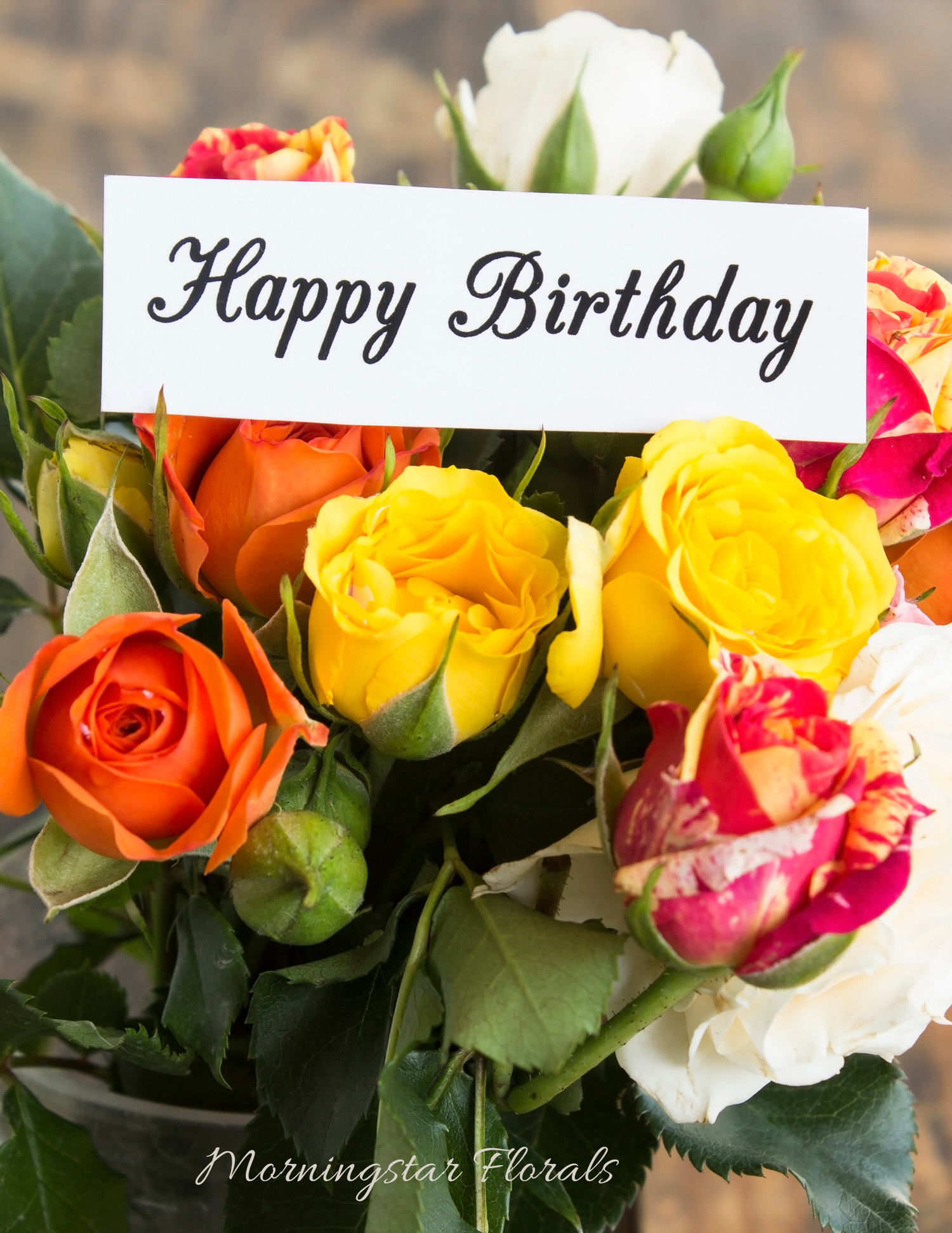 Birthdays floral arrangement 1
