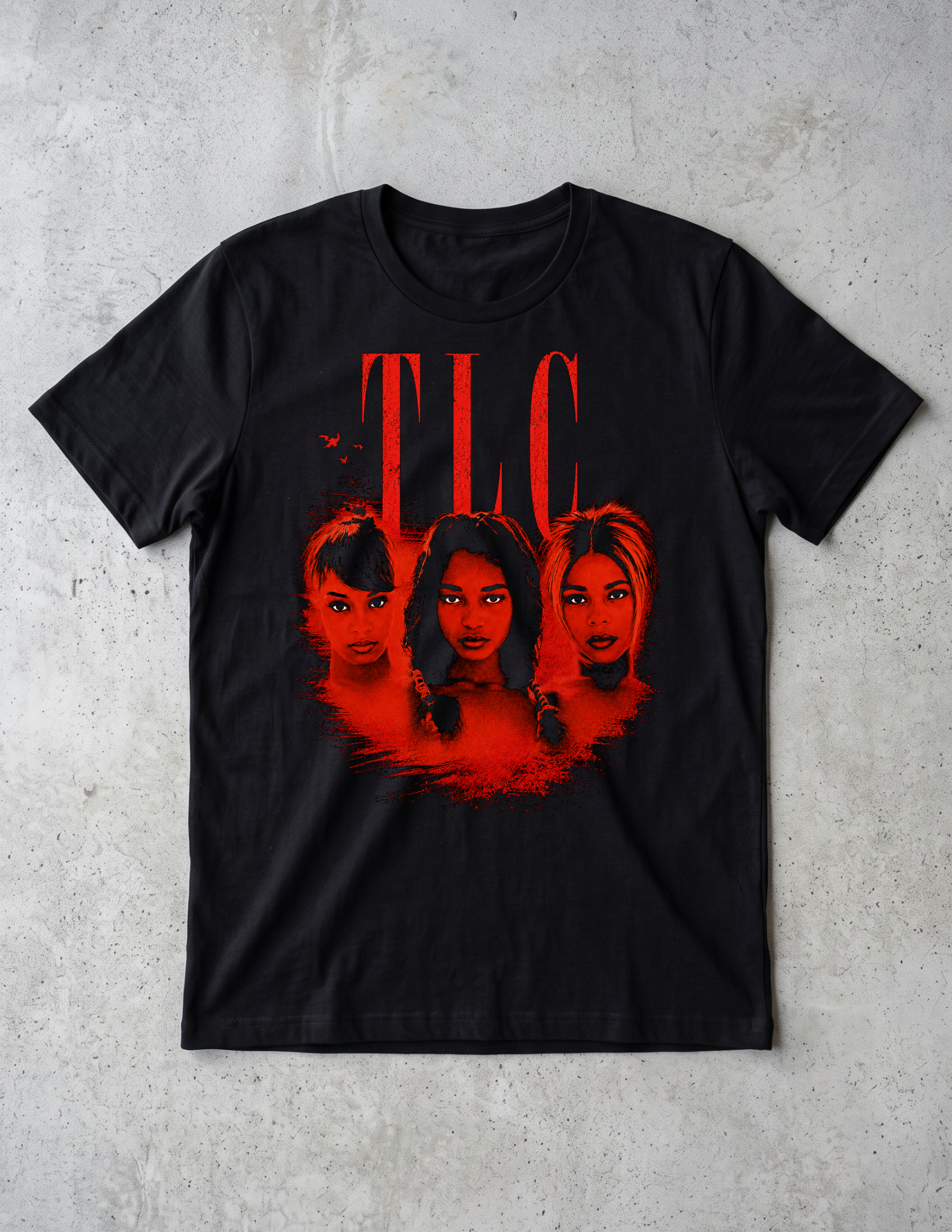 TLC: Red Portrait Tee
