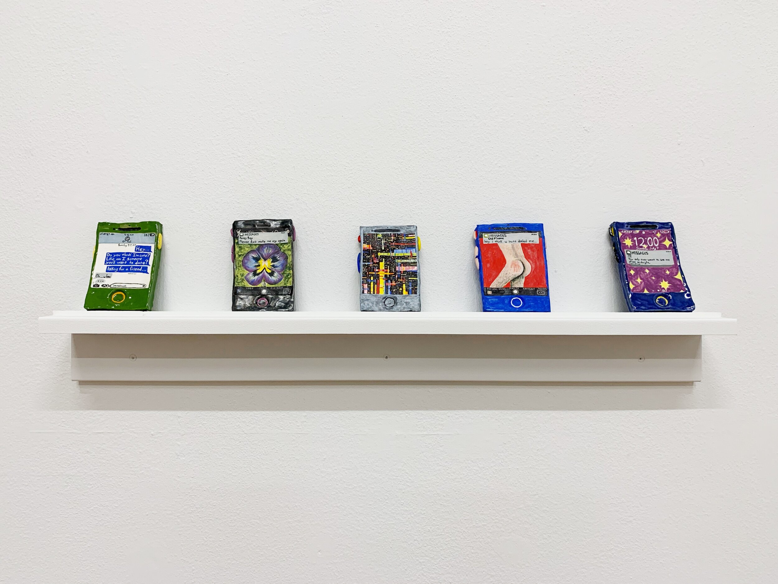 Ceramics by Colin J Radcliffe, titles vary