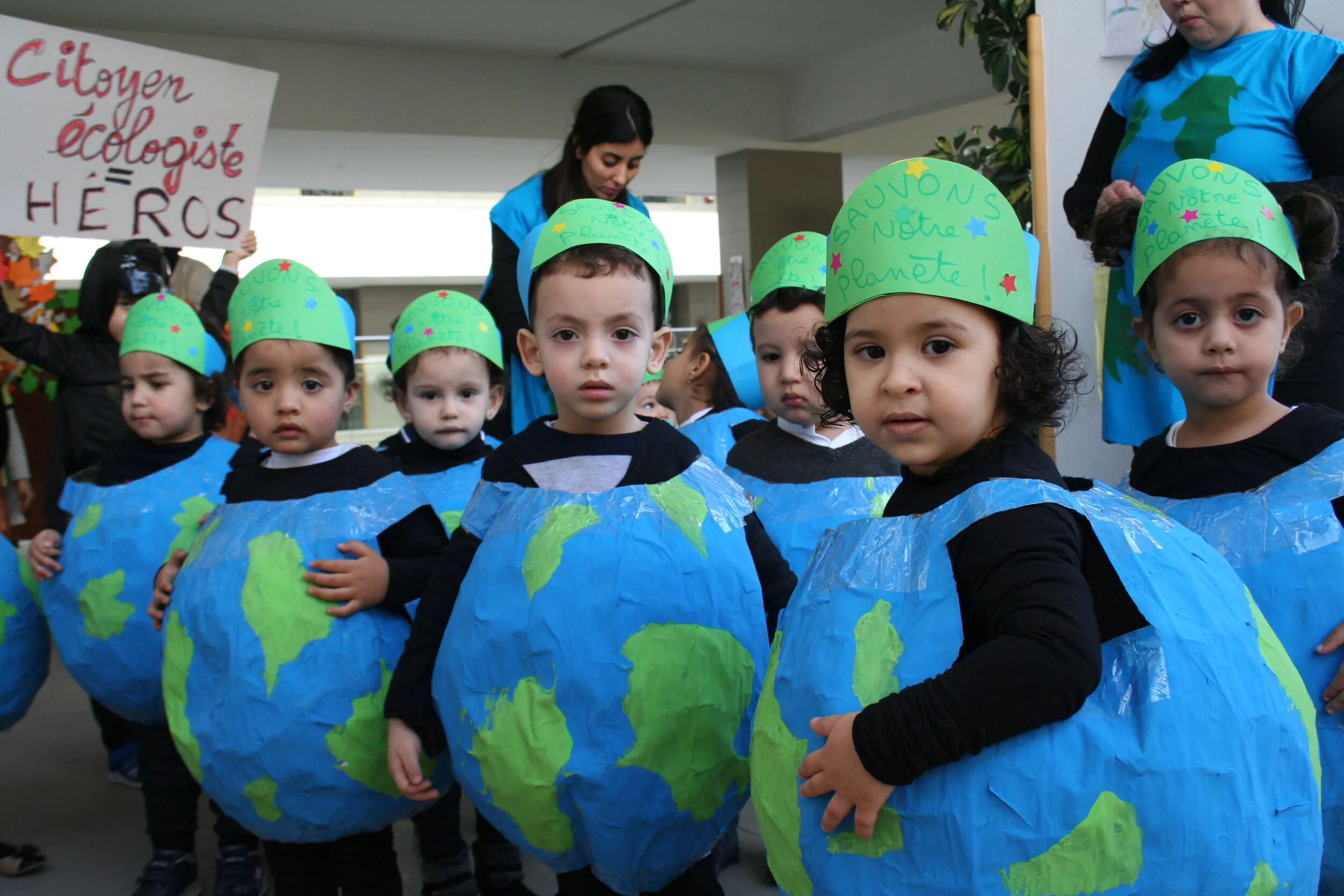 Parade des maternelles et de la crèche en faveur de la défense de l'environnement 15-01-2020