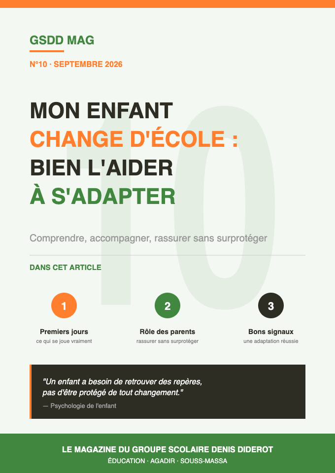 Mon enfant change d'école : bien l'aider à s'adapter