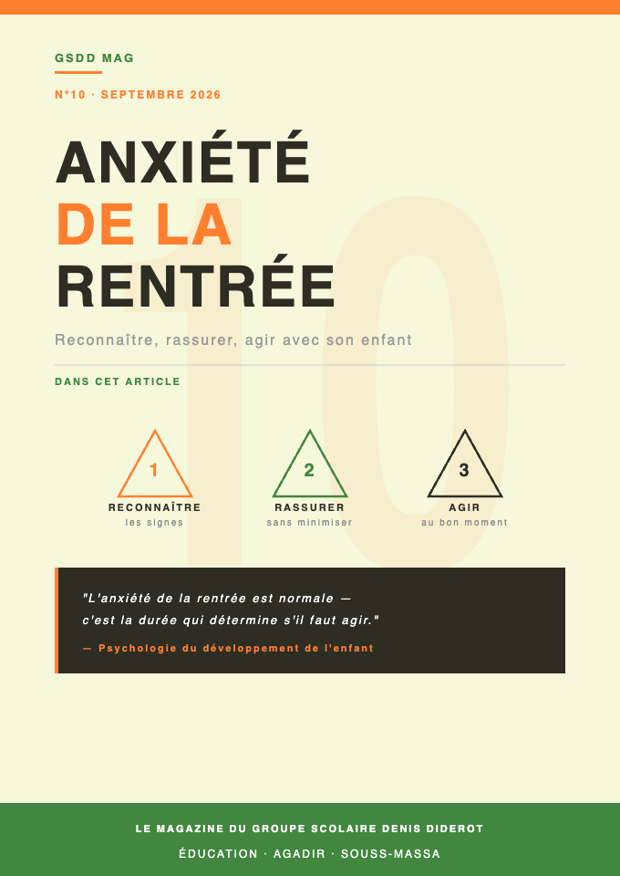Anxiété de la rentrée : comment aider son enfant
