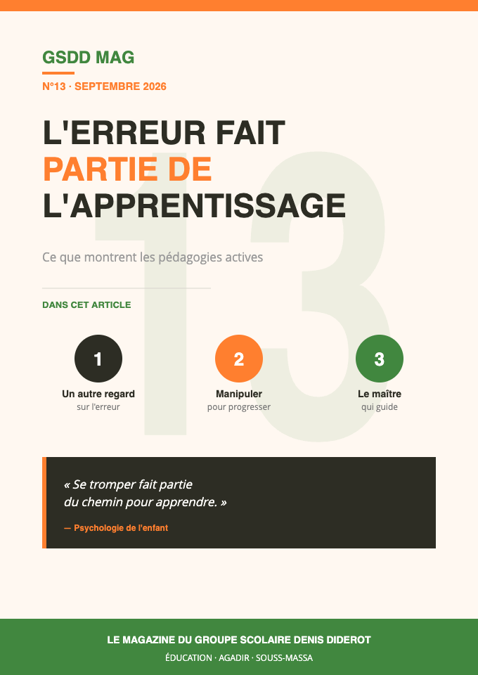 Pourquoi l'erreur fait partie de l'apprentissage