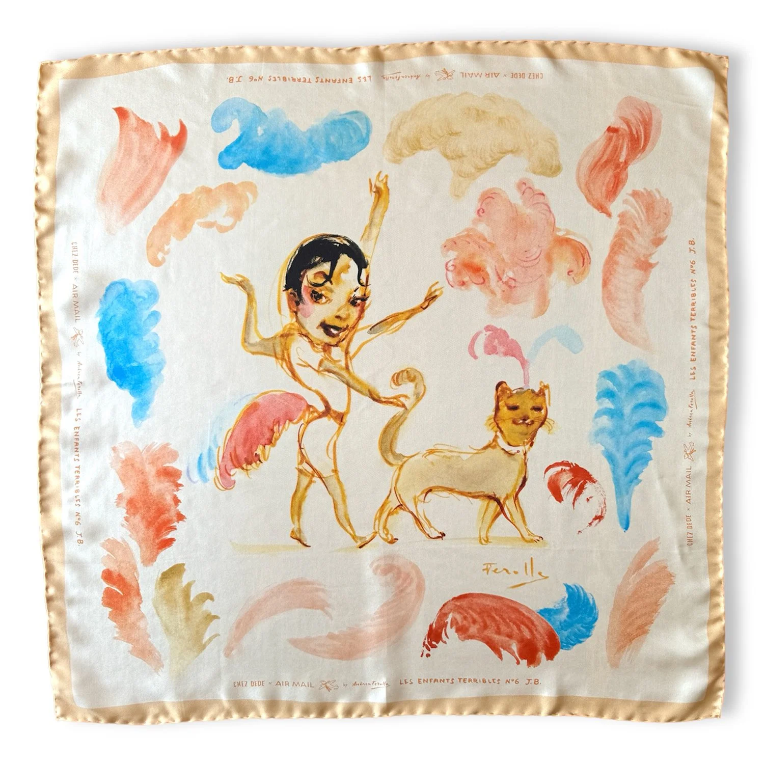 Grand Carré de Soie  - Josephine - Chez Dede x Air Mail