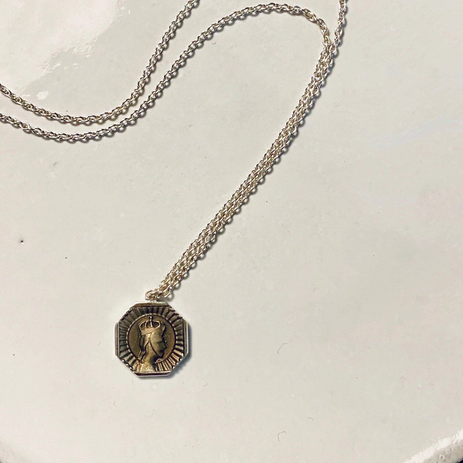 Miansai Faceless King Pendant Necklace 