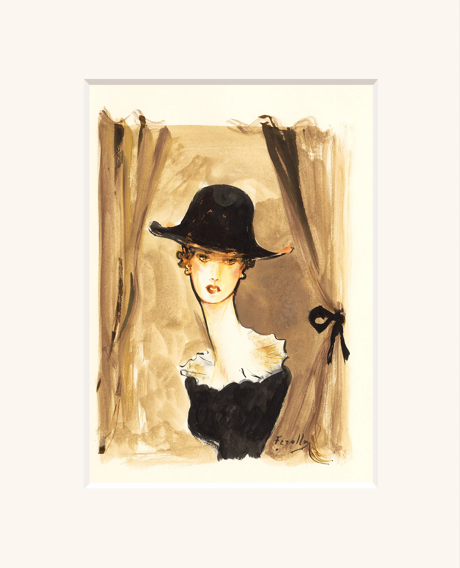 Colombina in nero