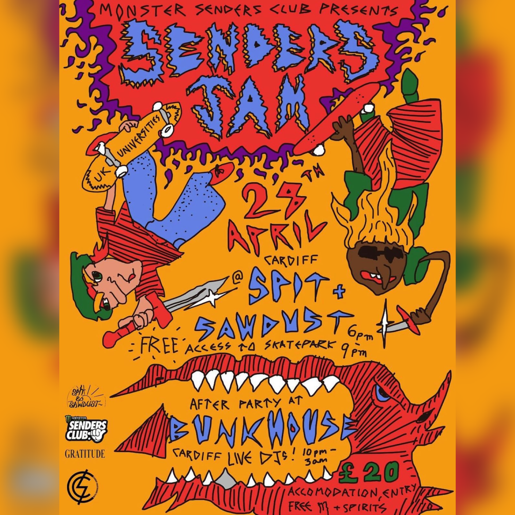 Cardiff- Senders Jam