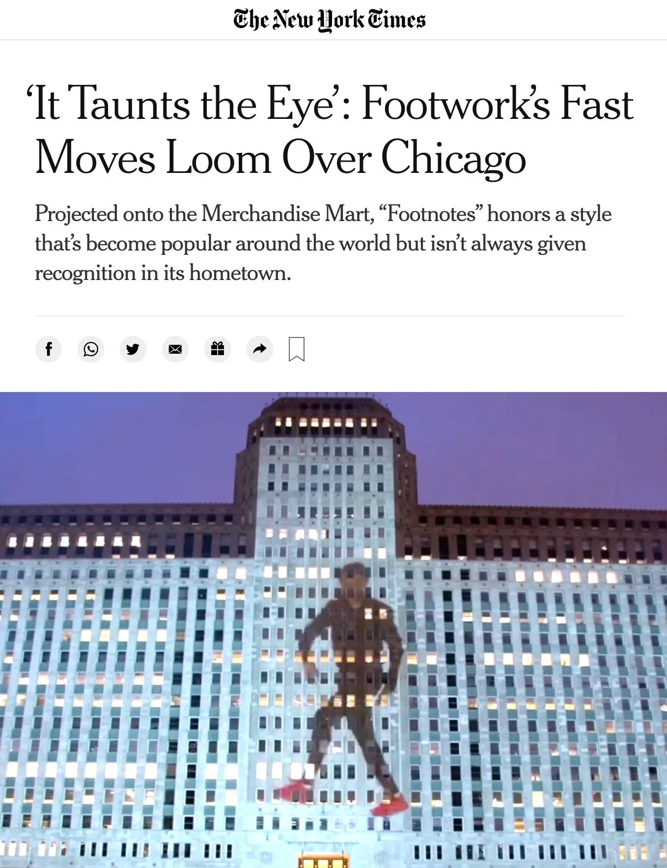 OTC featured in the NY Times