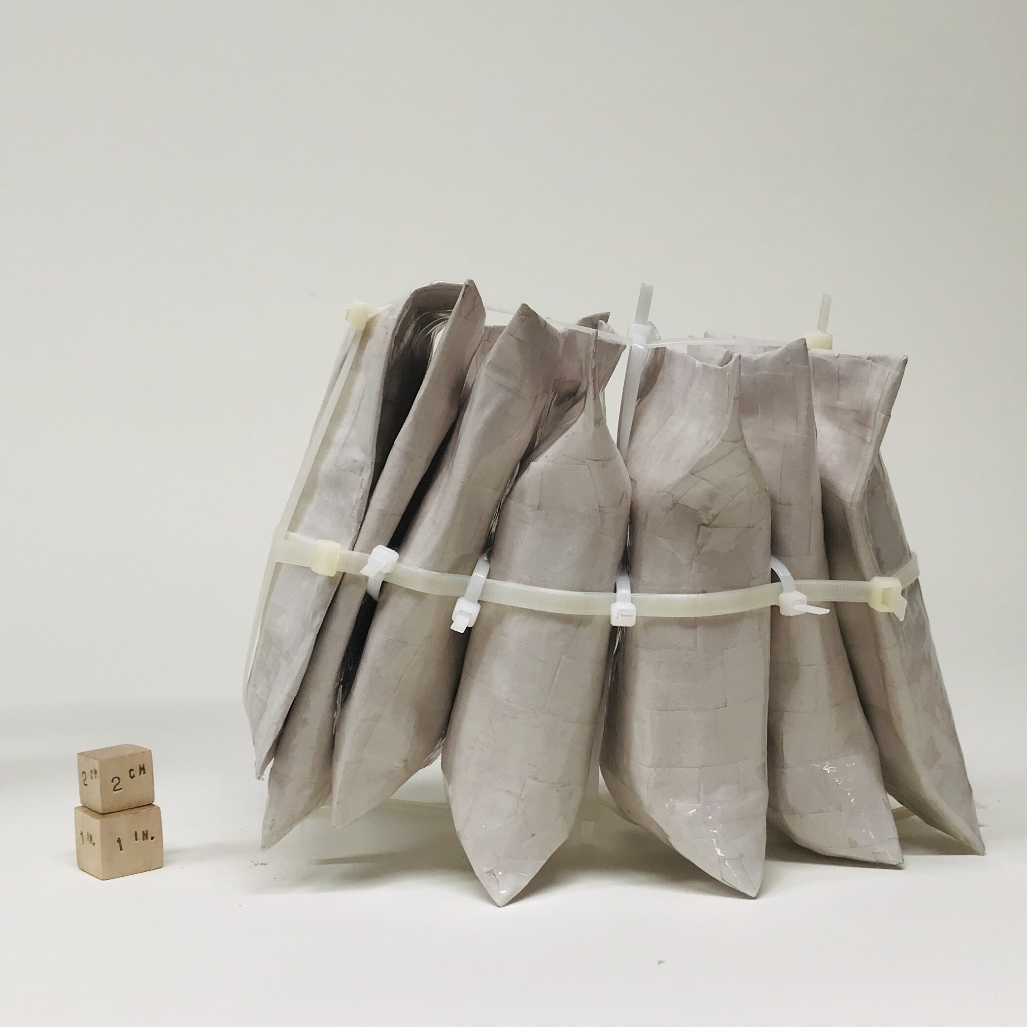 Paper Bag Sculpture by Bill Enck