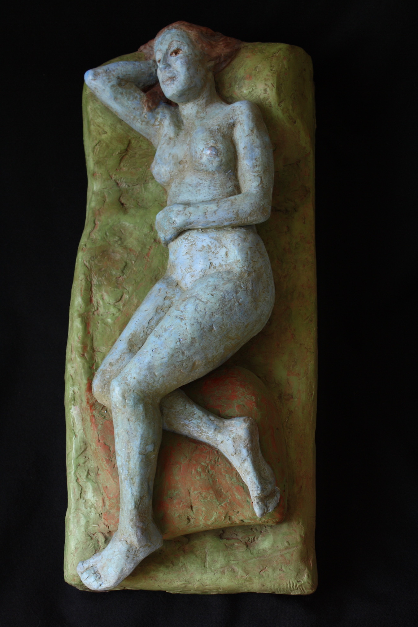 “Blue Mary Lou, Reclining”, view 2