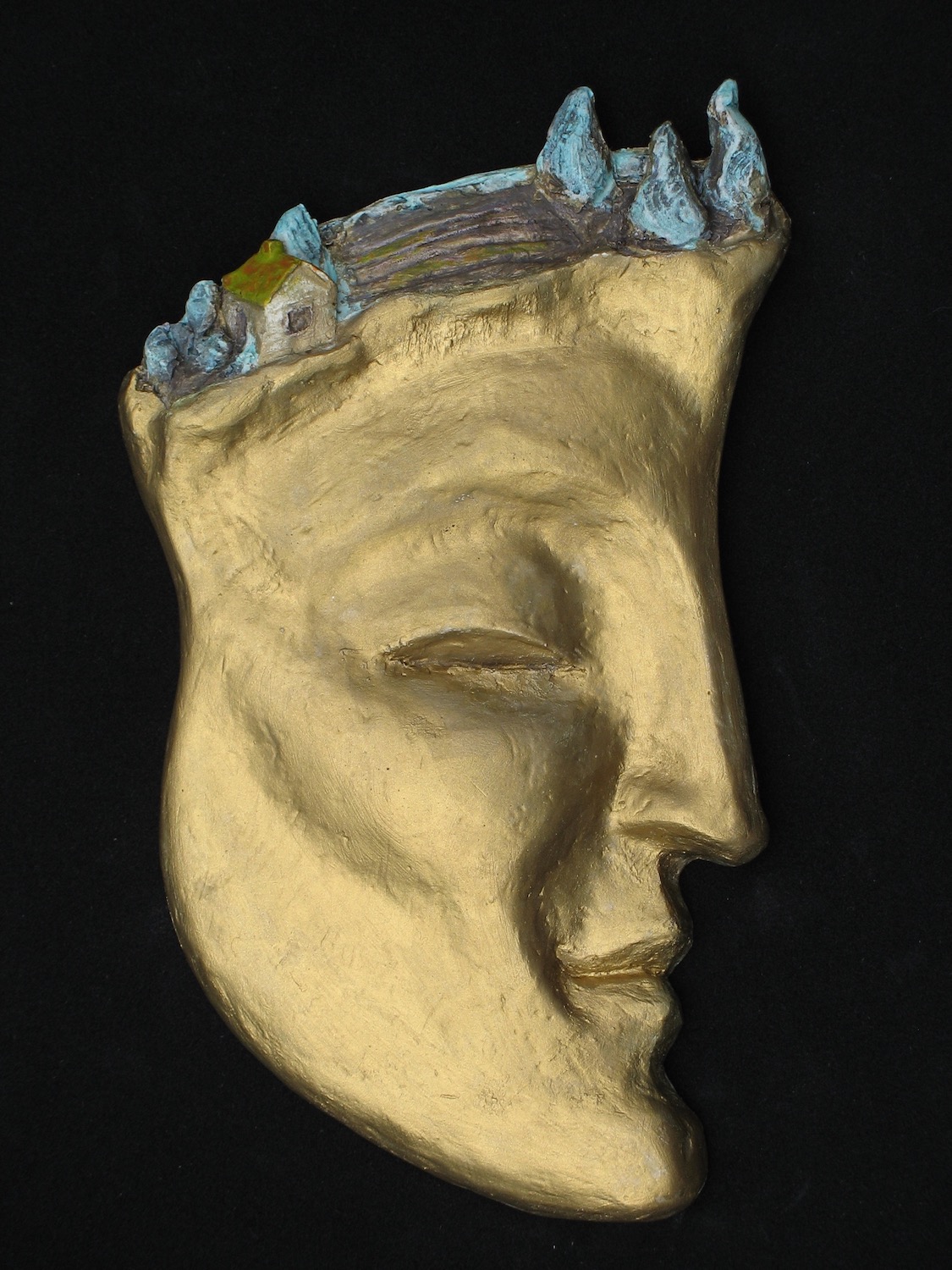 “Tuscan Daydream”, bronze, 6”H x 3.75”W x.5”W, 2008