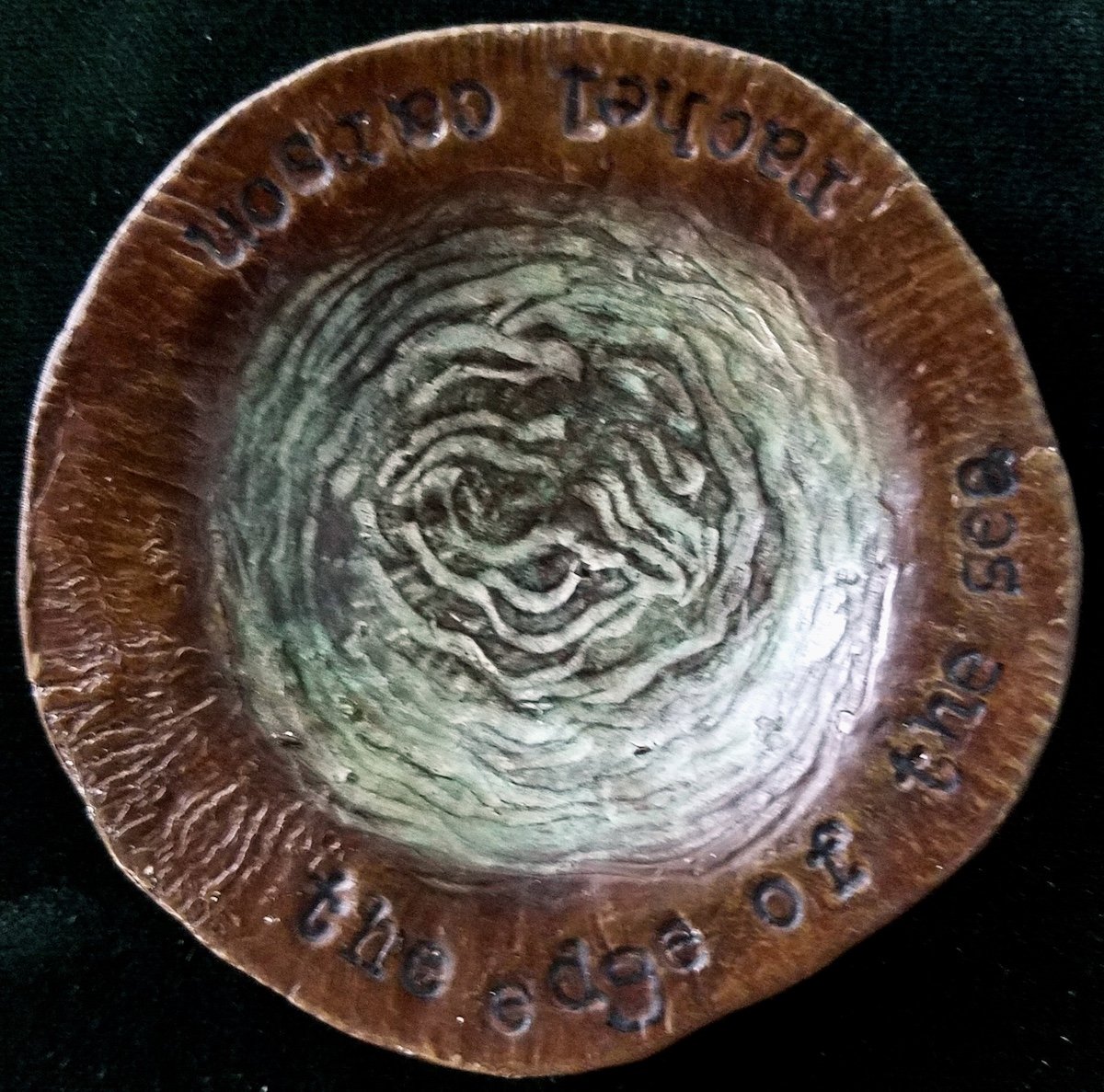 “The Edge of the Sea” reverse, bronze, 3” diameter x .25”D, 2017