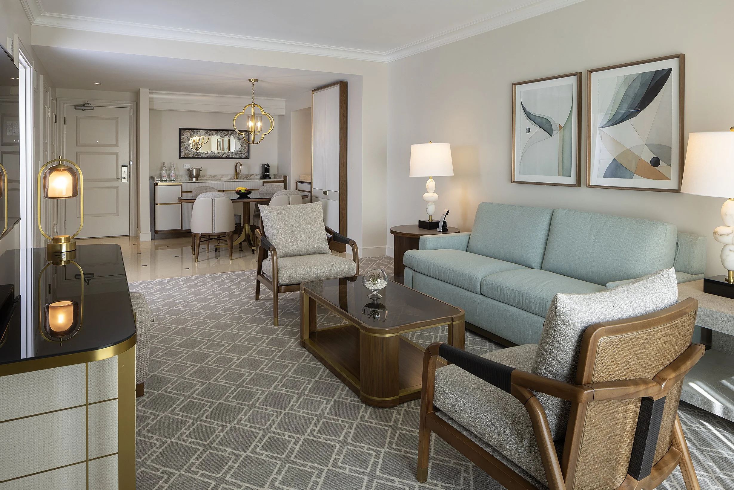Waldorf Astoria Orlando - Deluxe King Suite - Living Room 2 - MBLR - HERO.jpg