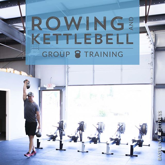 Rowing and Kettlebell class. Monday and Wednesday at 9:15. Class is limited to 5 people sign up fast. First class will begin February 18th. Follow link in bio to sign up. #baselinefitnesssc #fitness #columbiasc