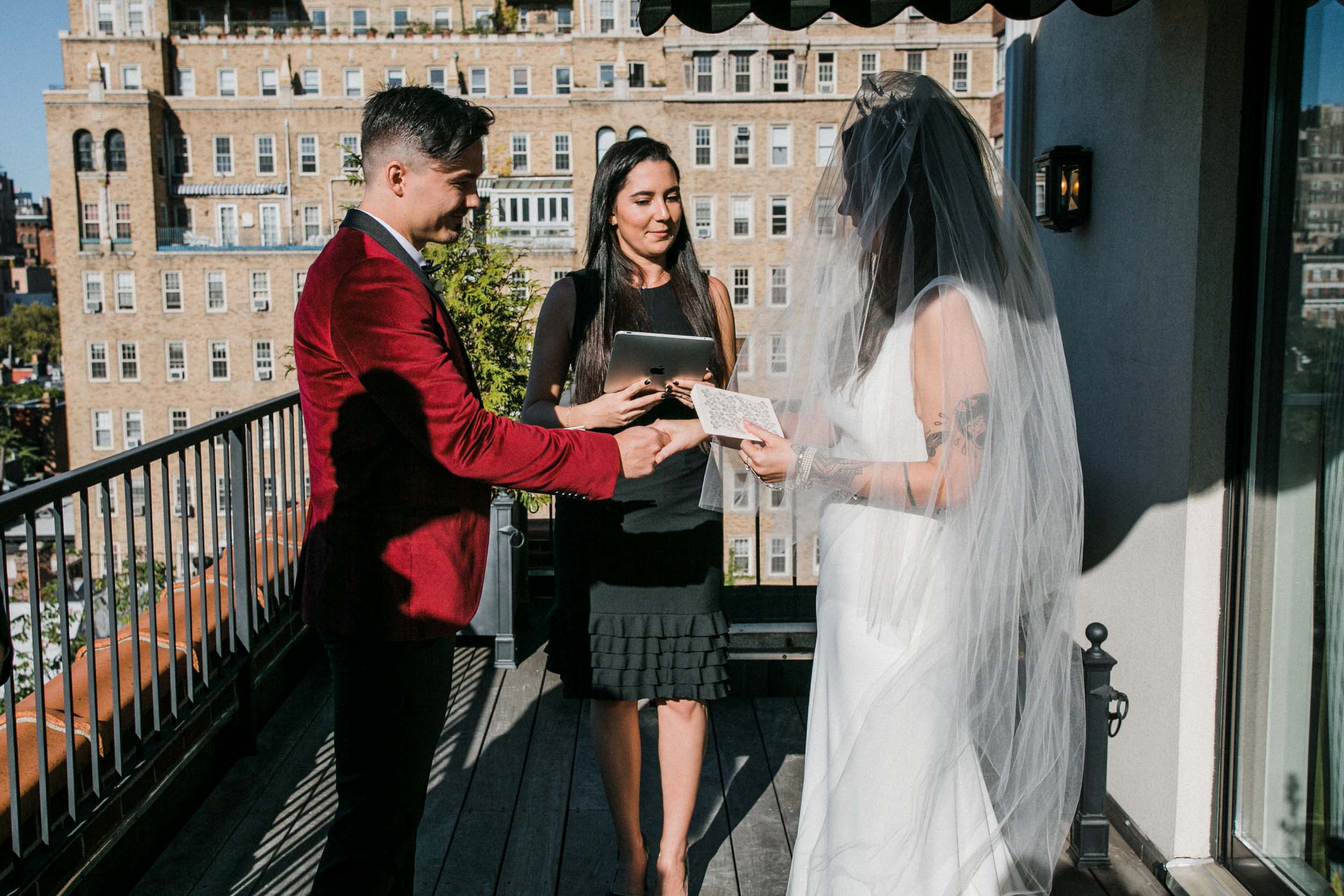  Sarah Kuszelewicz Photography New York City International Elopement Lifestyle Wedding Photographer marlton hotel wedding nyc 