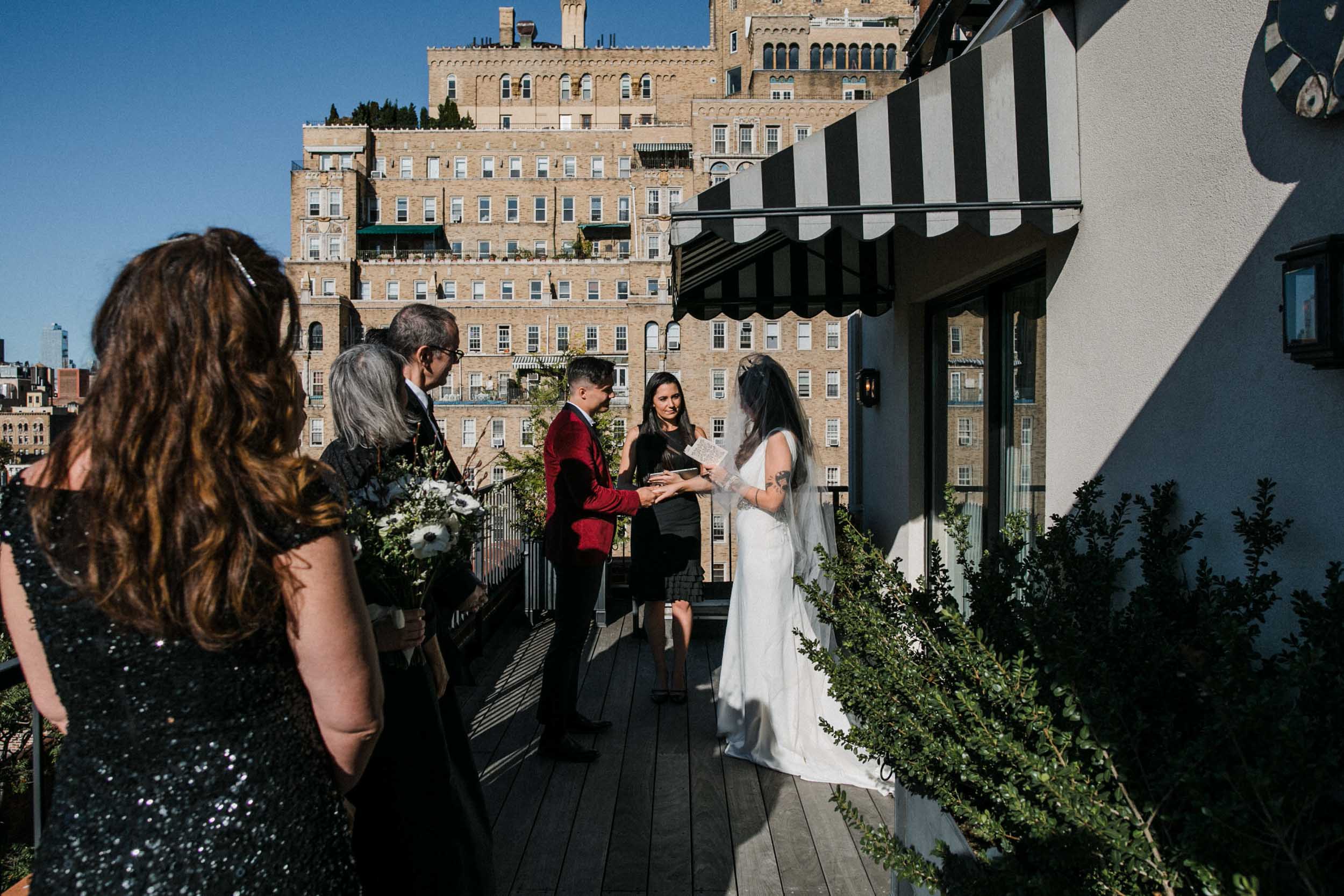  Sarah Kuszelewicz Photography New York City International Elopement Lifestyle Wedding Photographer marlton hotel wedding nyc 