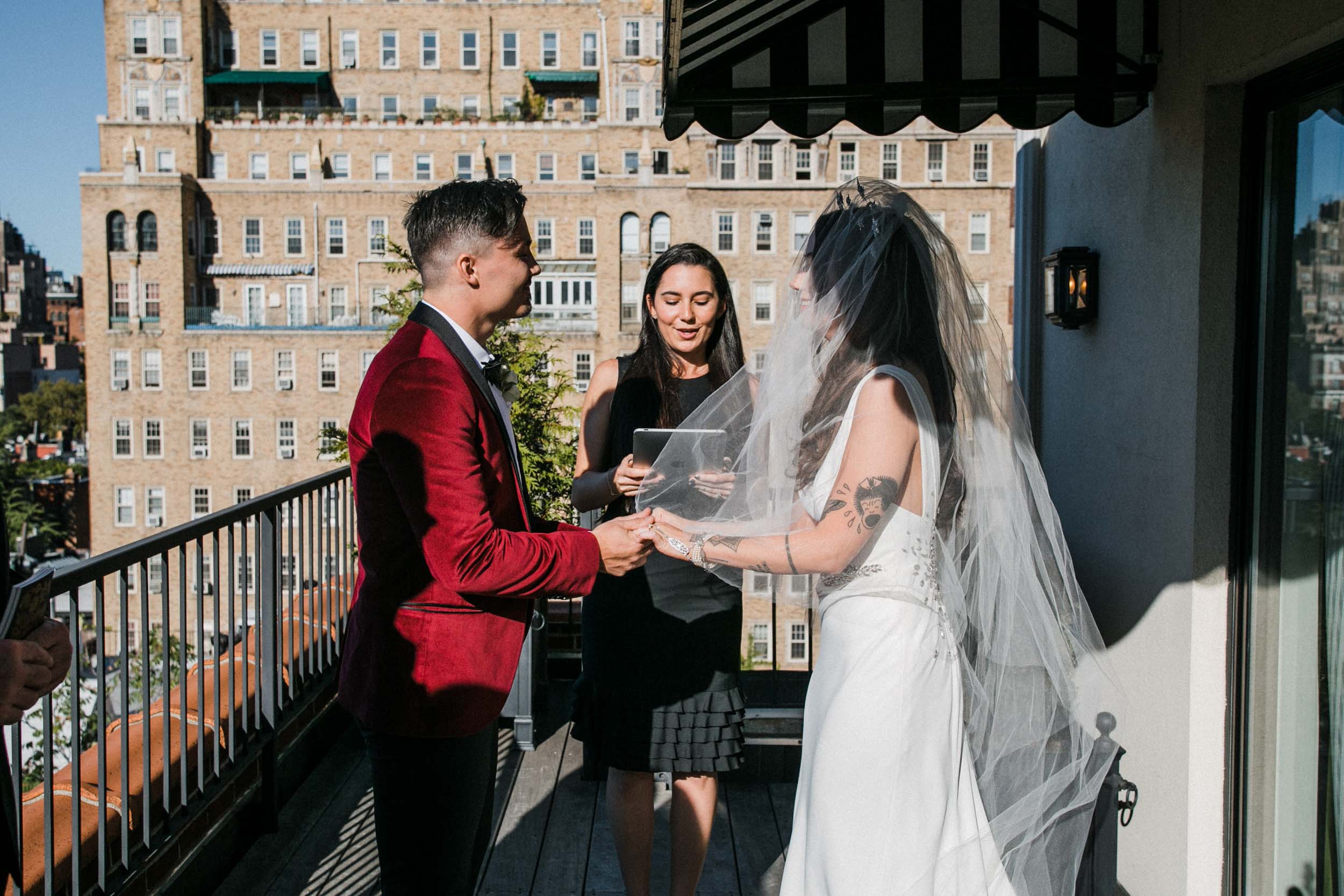  Sarah Kuszelewicz Photography New York City International Elopement Lifestyle Wedding Photographer marlton hotel wedding nyc 