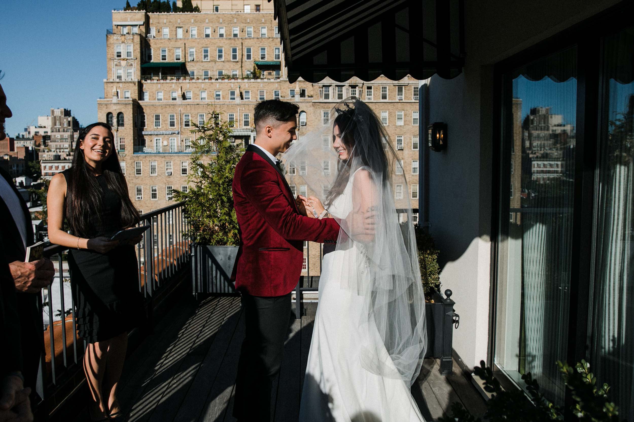  Sarah Kuszelewicz Photography New York City International Elopement Lifestyle Wedding Photographer marlton hotel wedding nyc 
