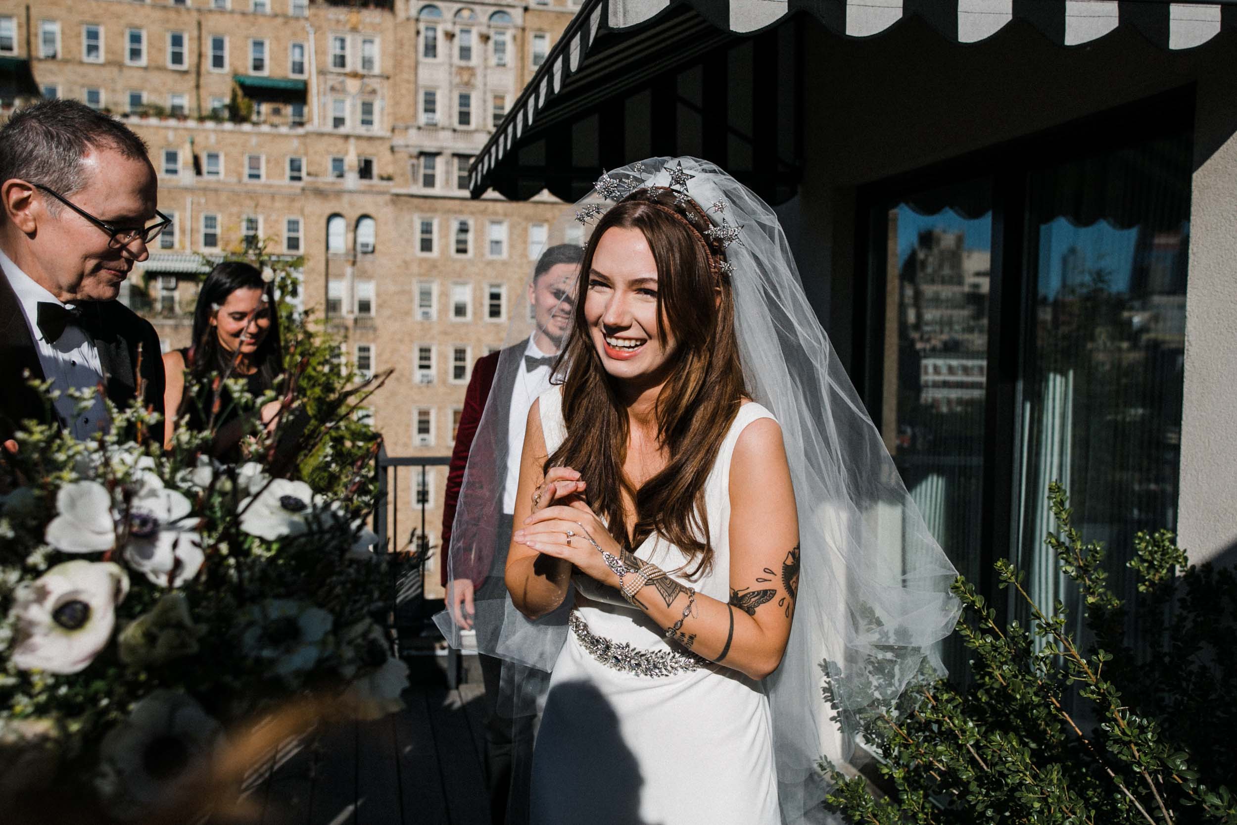  Sarah Kuszelewicz Photography New York City International Elopement Lifestyle Wedding Photographer marlton hotel wedding nyc 