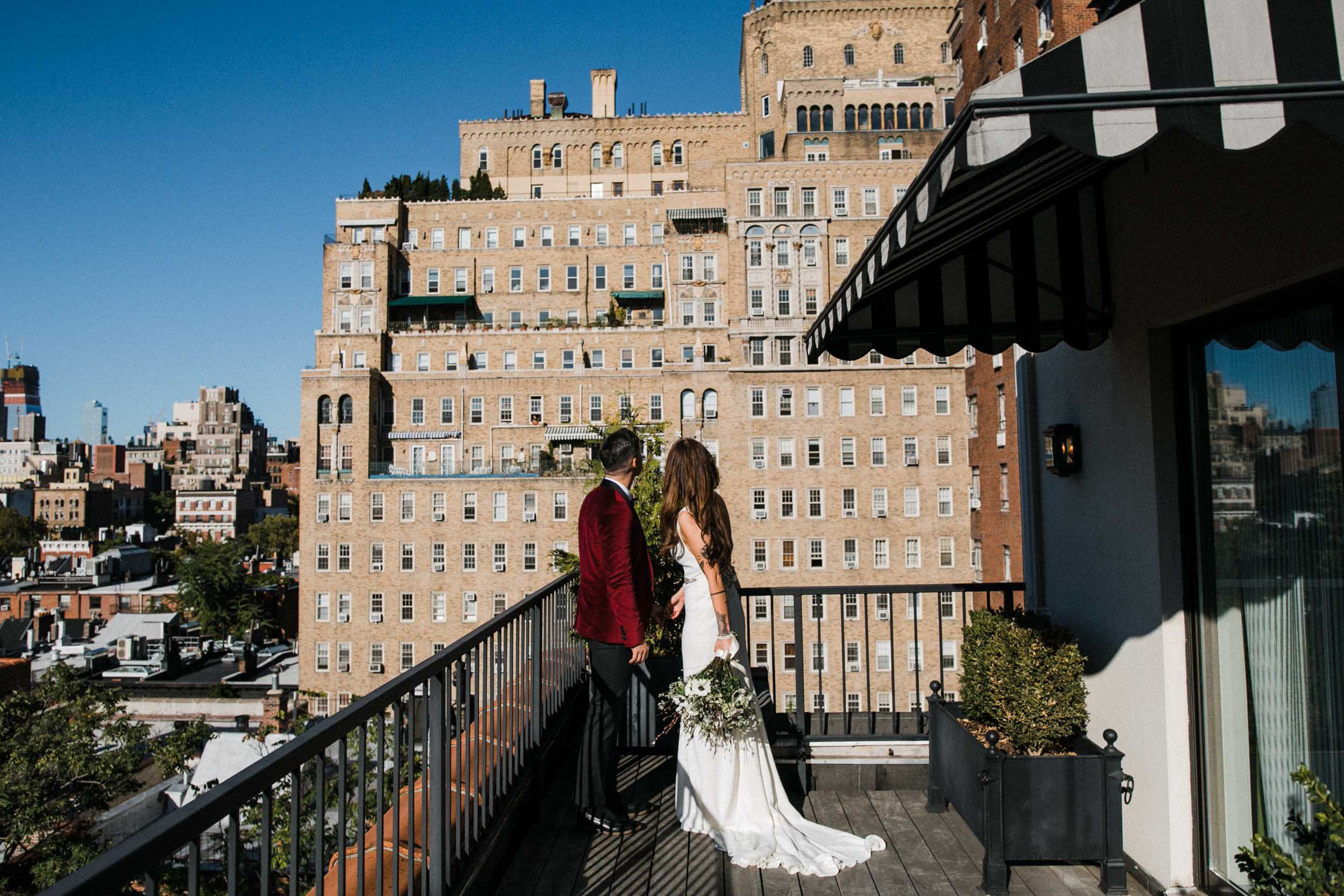  Sarah Kuszelewicz Photography New York City International Elopement Lifestyle Wedding Photographer marlton hotel wedding nyc 