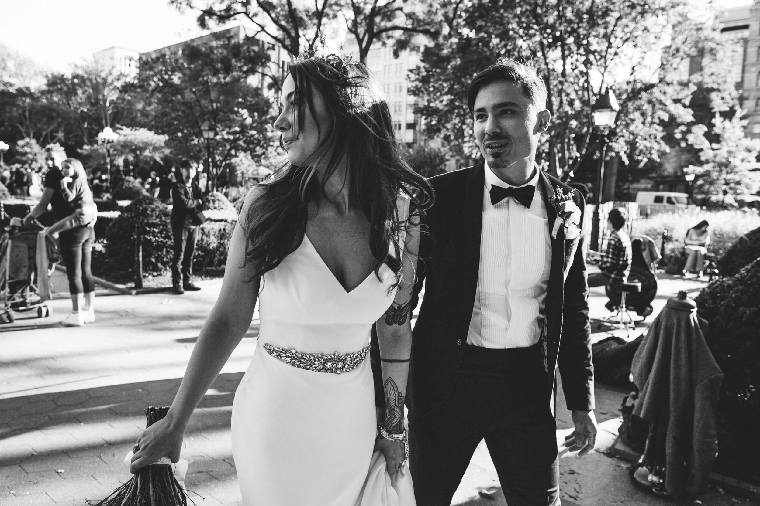  Sarah Kuszelewicz Photography New York City International Elopement Lifestyle Wedding Photographer marlton hotel wedding nyc 