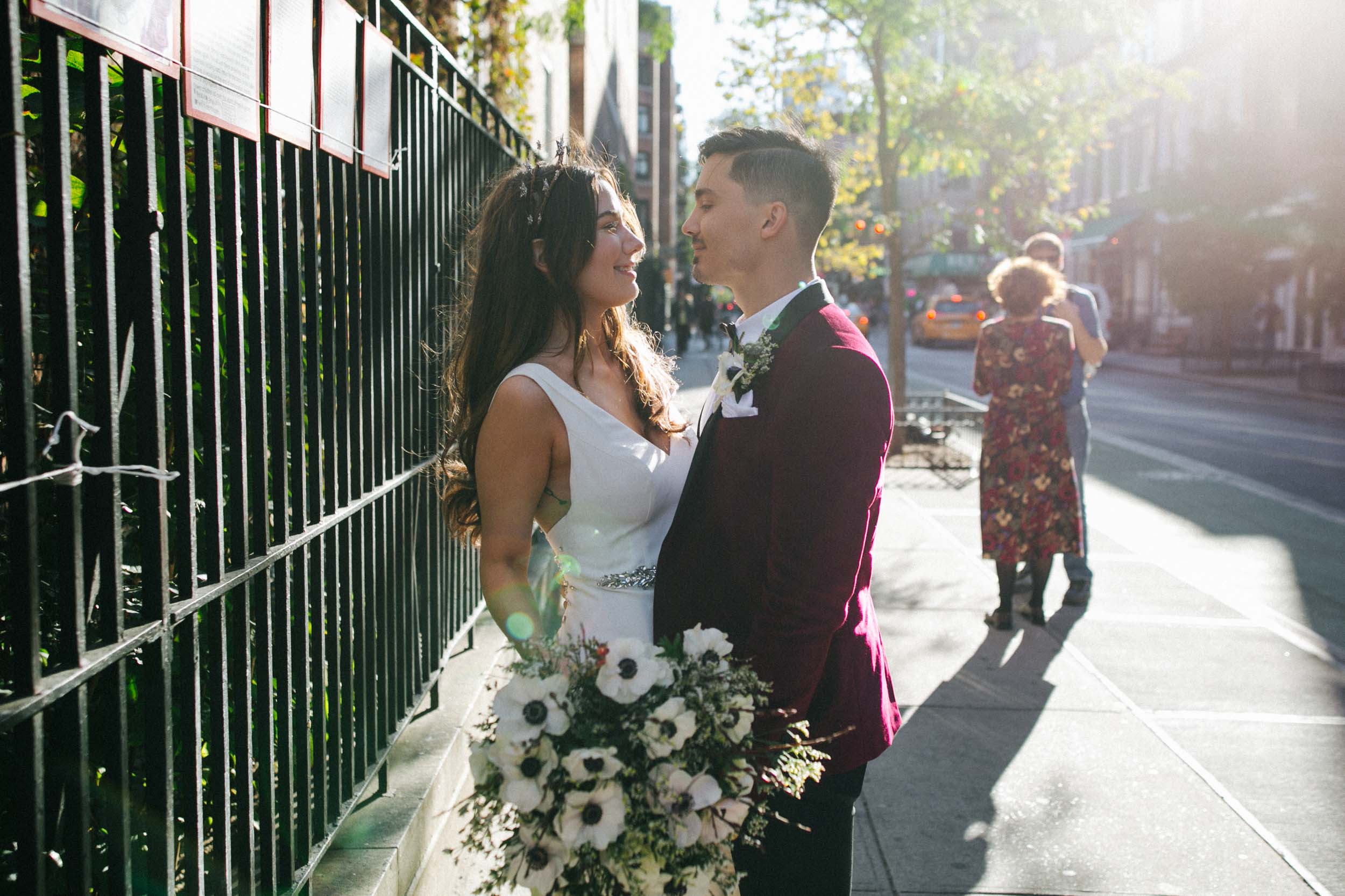  Sarah Kuszelewicz Photography New York City International Elopement Lifestyle Wedding Photographer marlton hotel wedding nyc 