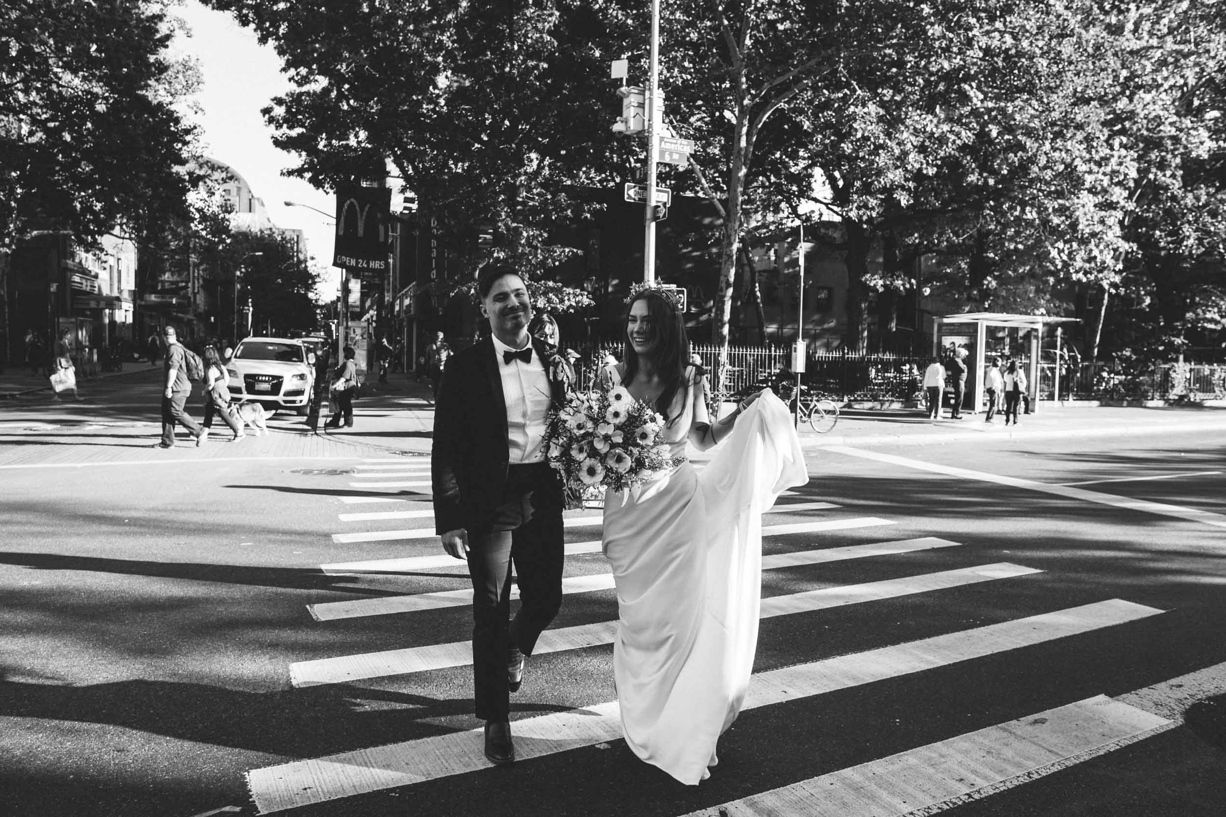  Sarah Kuszelewicz Photography New York City International Elopement Lifestyle Wedding Photographer marlton hotel wedding nyc 