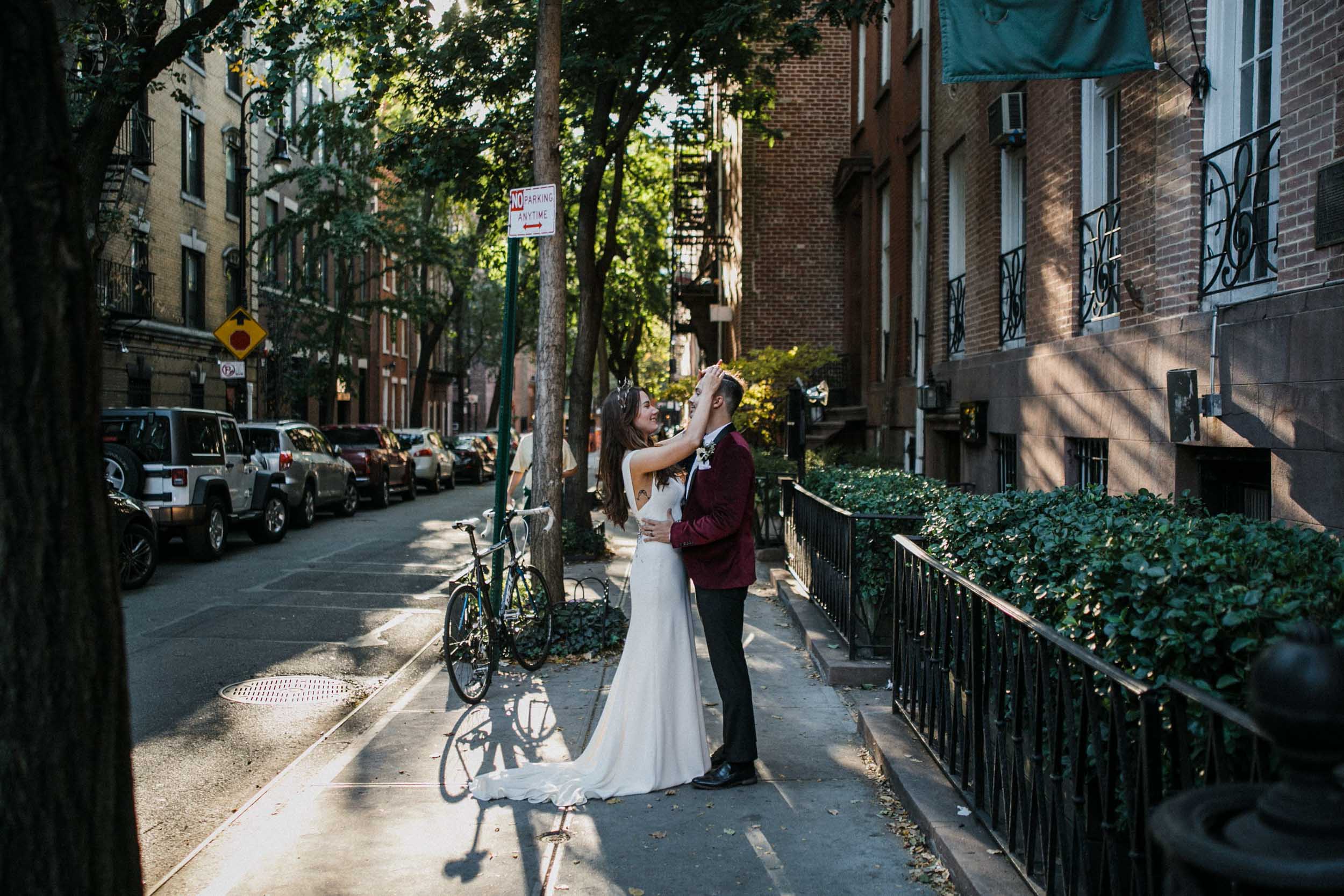  Sarah Kuszelewicz Photography New York City International Elopement Lifestyle Wedding Photographer marlton hotel wedding nyc 