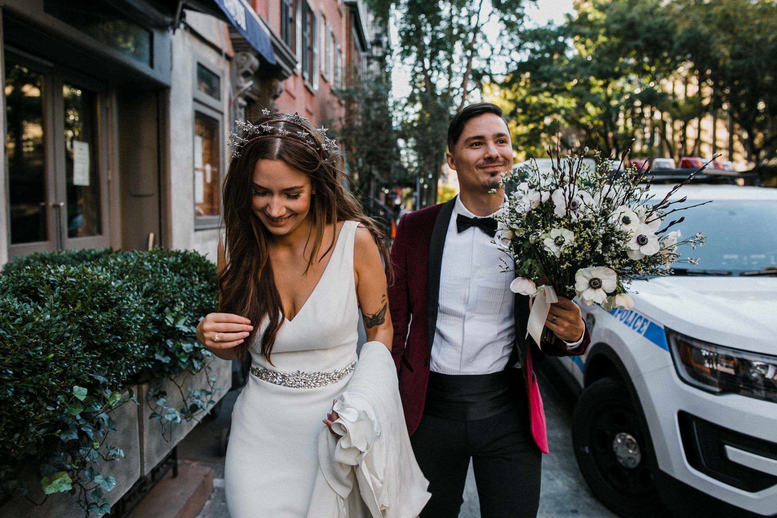  Sarah Kuszelewicz Photography New York City International Elopement Lifestyle Wedding Photographer marlton hotel wedding nyc 