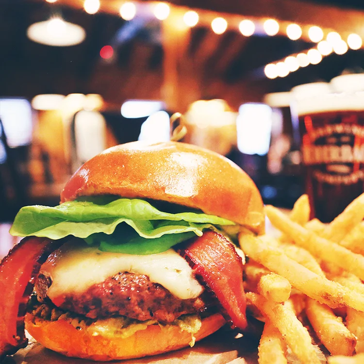 rohrbachs-brewery-brew-pub-burger-fries-beer.jpg