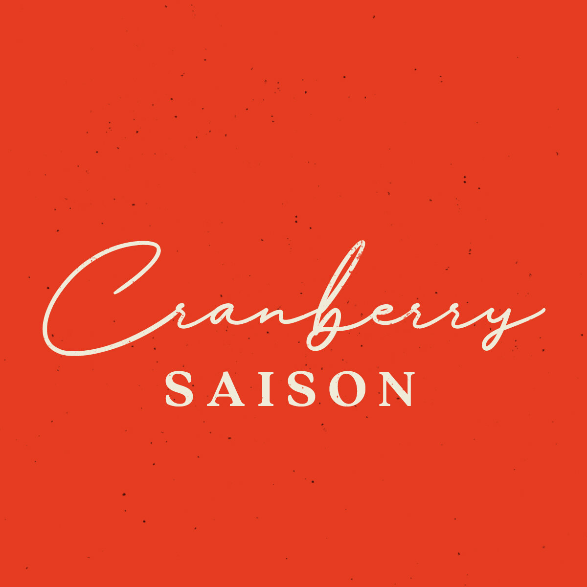 Cranberry Saison
