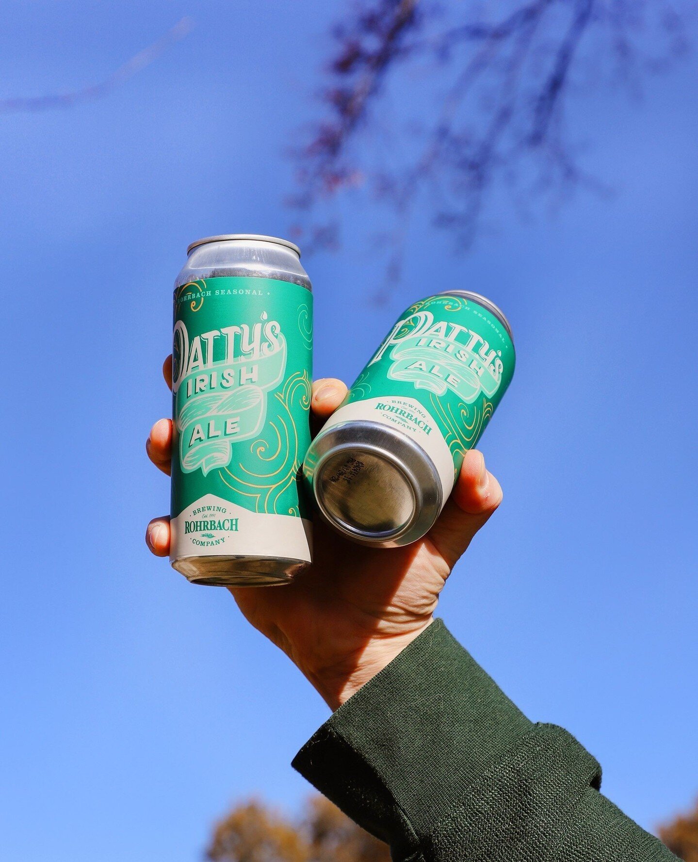 What's green, fits in the palm of your hand, and lucky all around?⁠
⁠
A can of Patty's Irish Ale. 🍀🍺⁠
⁠
See you at the St. Patrick's Day Parade, Rochester!⁠
⁠
#PattysIrishAle #drinklocal