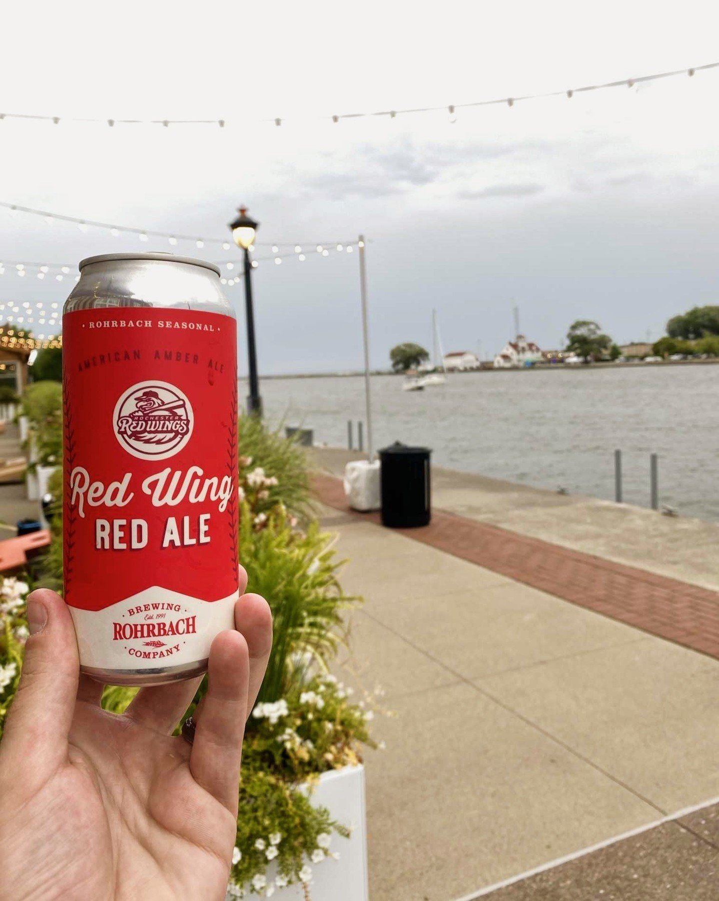 Tonight's @rocredwings game forecast shows signs of tall, red cans of local brews ⚾️⁠
⁠
📷 John Dunphy⁠
⁠
#redwingredale #rochesterredwings #baseballbeer #explorerochester
