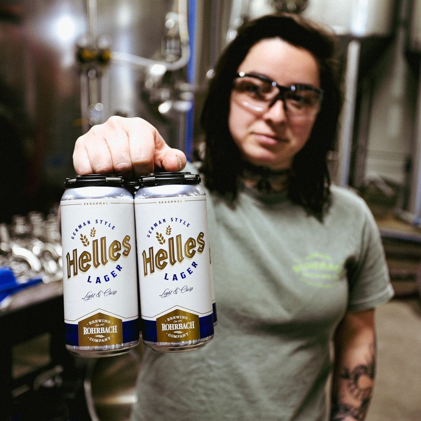 Helles Lager is a crisp and refreshing German-style lager to beat the Upstate NY heat 👊 It was brewed with Pilsen and Vienna Malts and hopped with German Hallertau Mittelfruh hops for a slightly floral aroma. ⁠
⁠
Stock up for Memorial Day weekend!⁠
