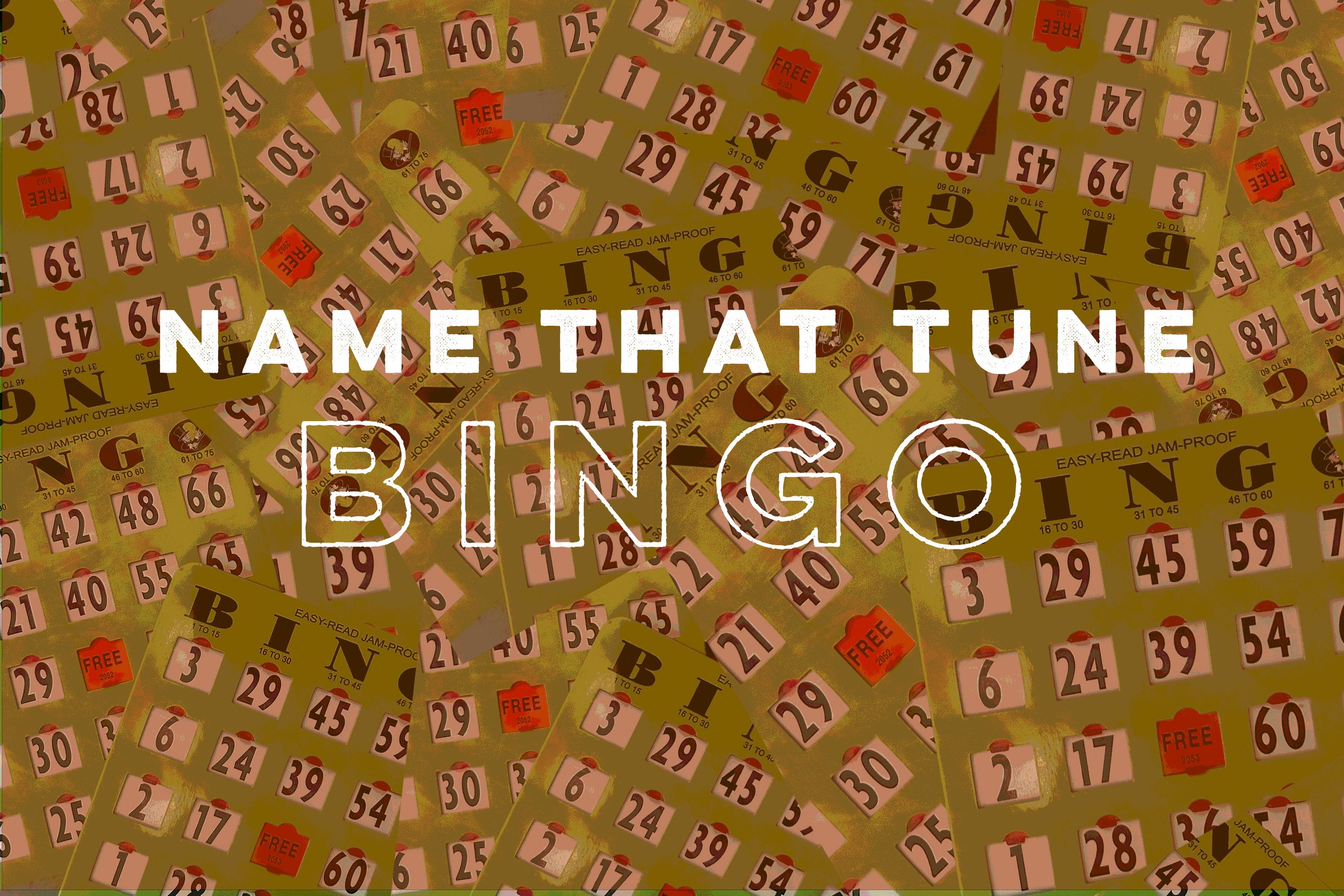Name That Tune Bingo