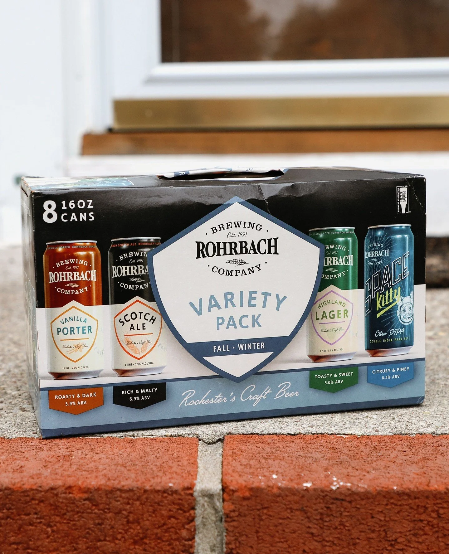 Trick, treat, or just treat yourself. 🎃 The Fall Variety Pack is officially back and waiting at a store near you.⁠
⁠
#rohrbachvarietypack #fallbeer