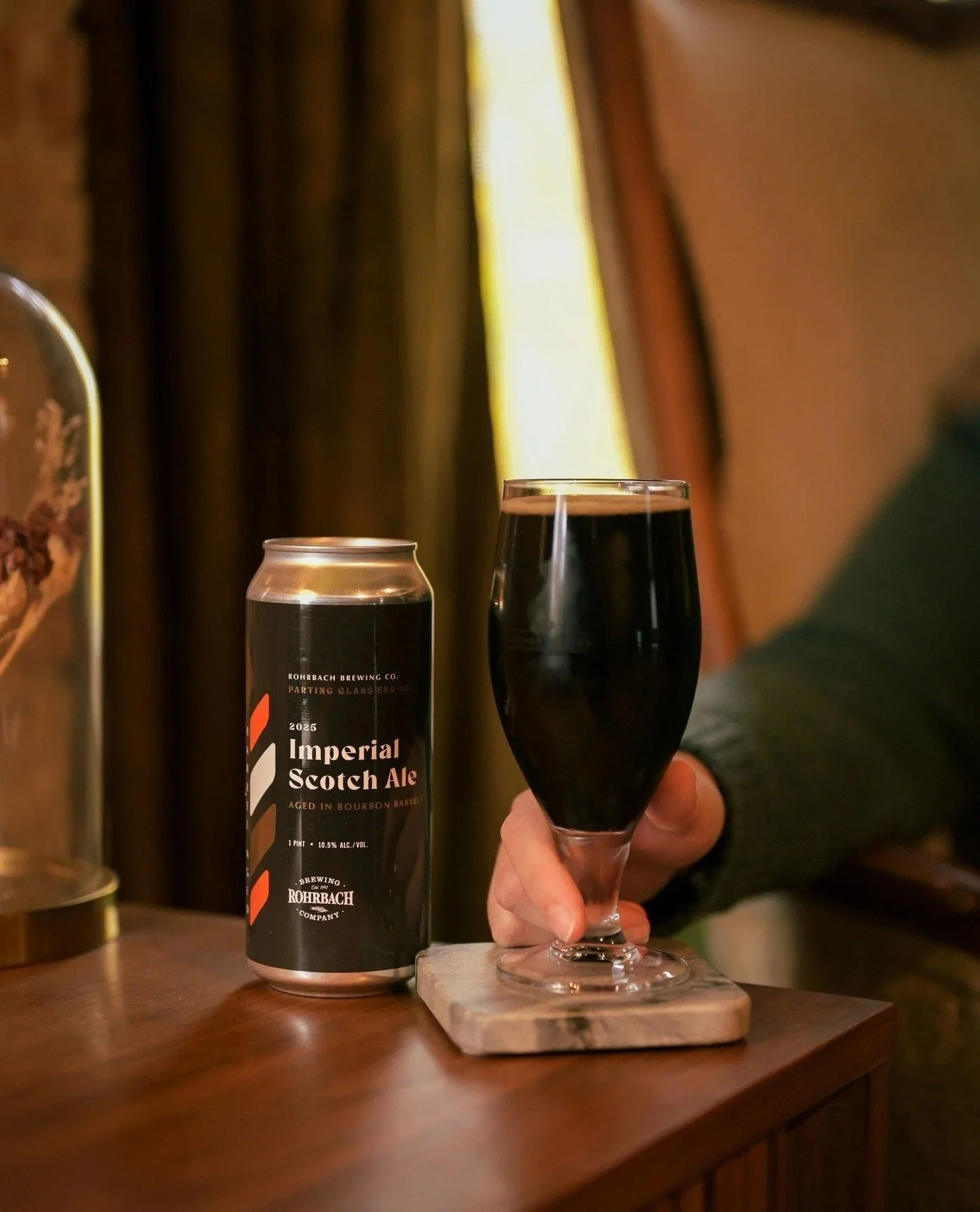 Your new Thanksgiving centerpiece has arrived. Barrel-Aged Scotch Ale is the unruly older brother of our classic Scotch Ale, and it's hitting stores this week.⁠
⁠
Aged in Iron Smoke bourbon barrels with a boost of malt, sweetness, and strength. Smoot