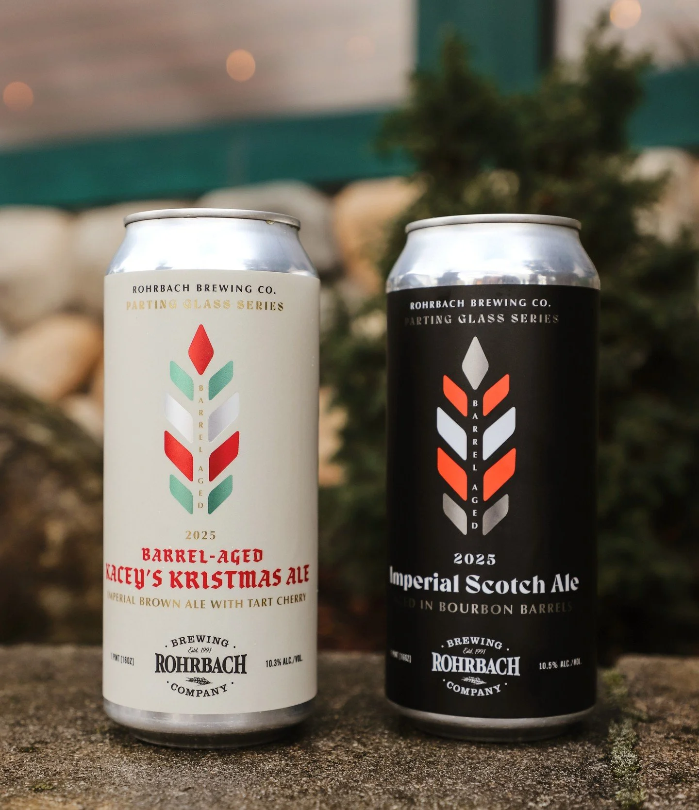 These two barrel-aged beauties are ready for the holiday season. ⁠
⁠
Our Parting Glass releases are brewed in small limited batches, grab them while you still can ❤️⁠
⁠
#barrelagedbeer #holidayreleases