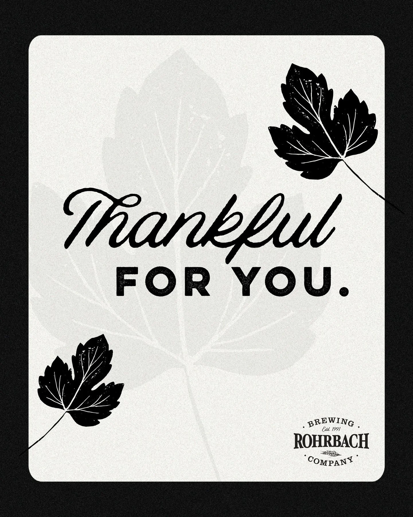 Tag the person who always shows up with the good beer. 🍻 Happy Thanksgiving!