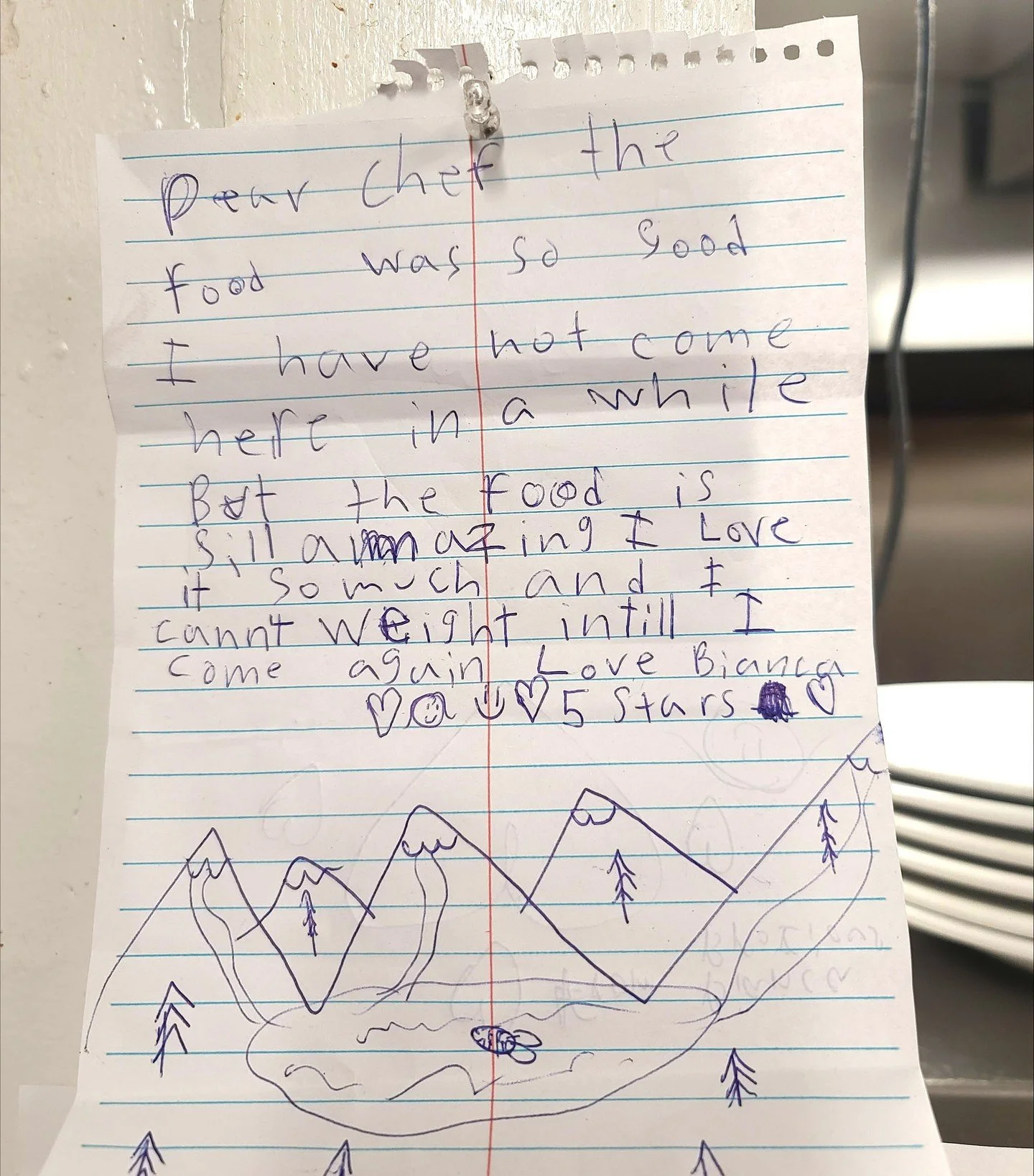 We'll take 5 stars from Bianca over a Michelin star any day ⭐️