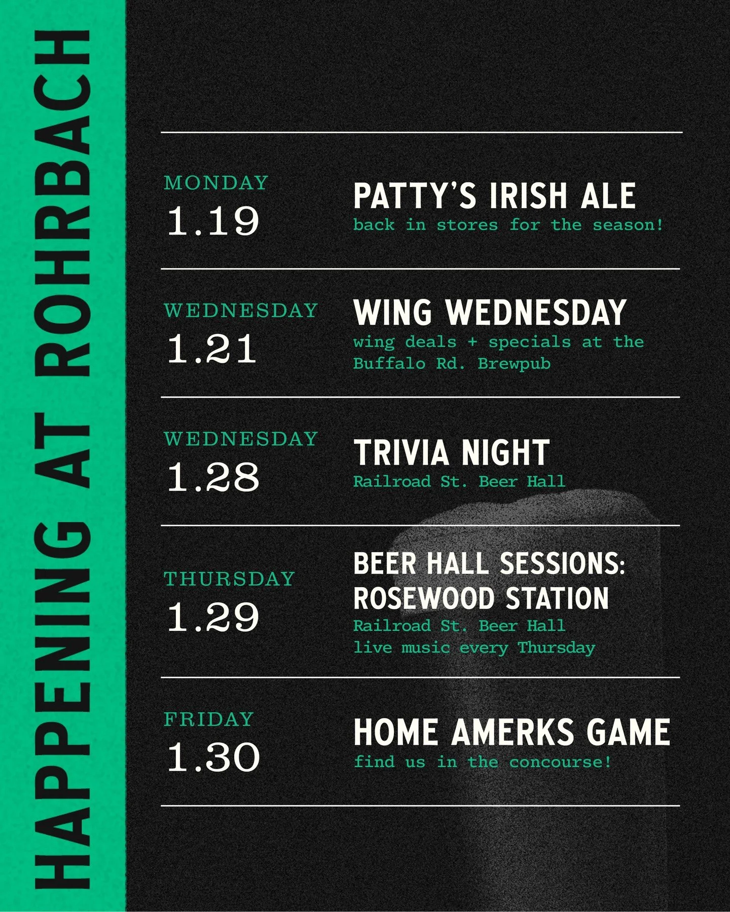 Winter is less miserable with fun things to do + beers to drink 🍻⁠
⁠
Check our website for all the latest releases, trivia nights, and live music calendar!