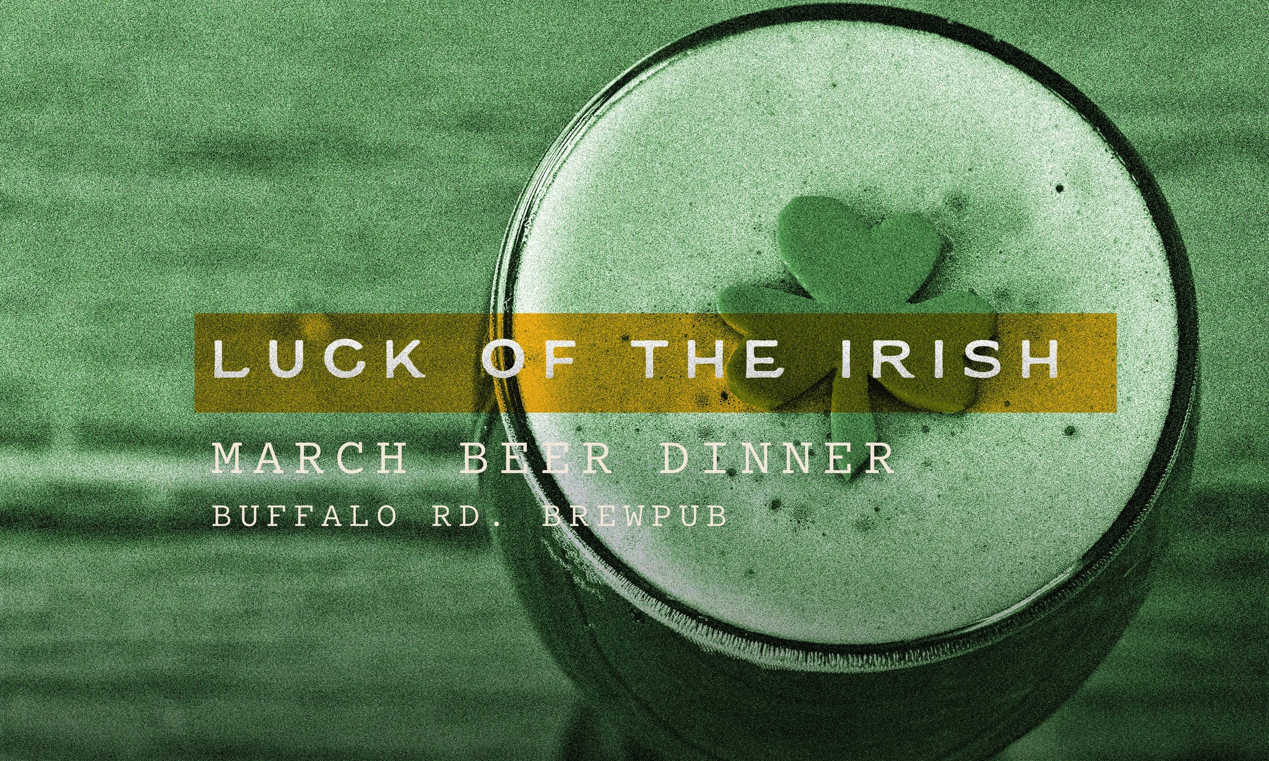 Luck of the Irish: March Beer Dinner
