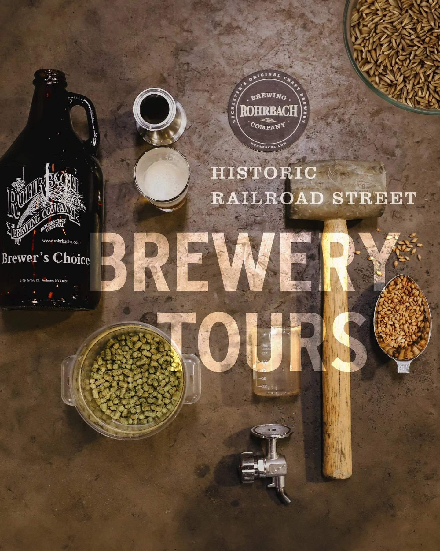 Looking for something different to do while winter drags on? Tour our Railroad St. production brewery this weekend! Learn about Rohrbach, how our beer is made, history of the building (and its ghosts), and enjoy some beers 🍻

Book online: https://ww