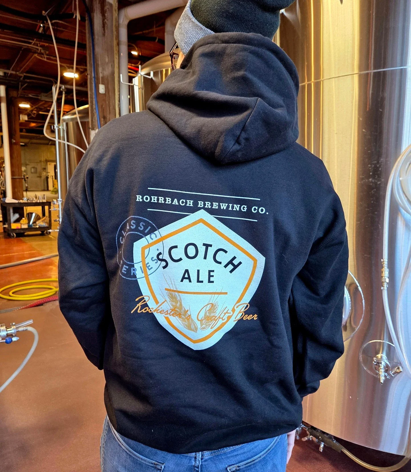 If you&rsquo;ve ever held a Scotch Ale while pretending 45&deg; is patio weather, this hoodie is for you. Get one step closer to your closet matching your beer.⁠
⁠
Available for purchase online!⁠
⁠
#longlivescotchale