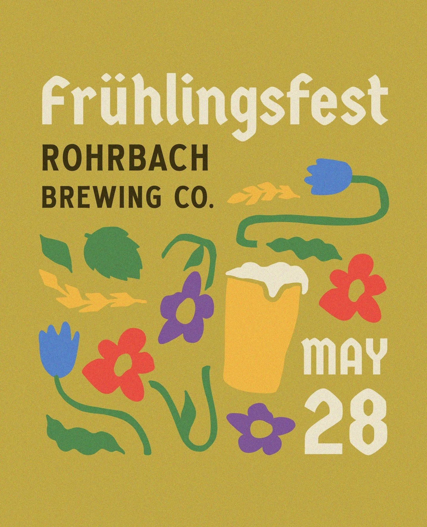 Save the date for Fr&uuml;hlingsfest in the Beer Garden! 🌿⁠
⁠
Thursday, May 28 &bull; 5pm&ndash;8pm⁠
📍 Buffalo Rd. Beer Garden⁠
⁠
Celebrate &ldquo;Oktoberfest&rsquo;s little brother&rdquo; with Rohrbach Brewing! Fr&uuml;hlingsfest [German for &ldqu