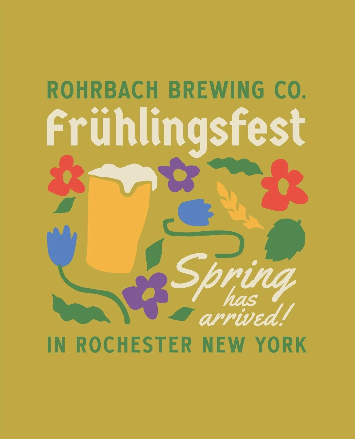 Fr&uuml;hlingsfest celebrations kick off on Tuesday at both RBC spots 🌼⁠
⁠
The festival will take place in the Buffalo Rd. Beer Garden on Thursday, May 28, 5pm&ndash;8pm, with live music, family-friendly activities, stein hoisting, and German food a