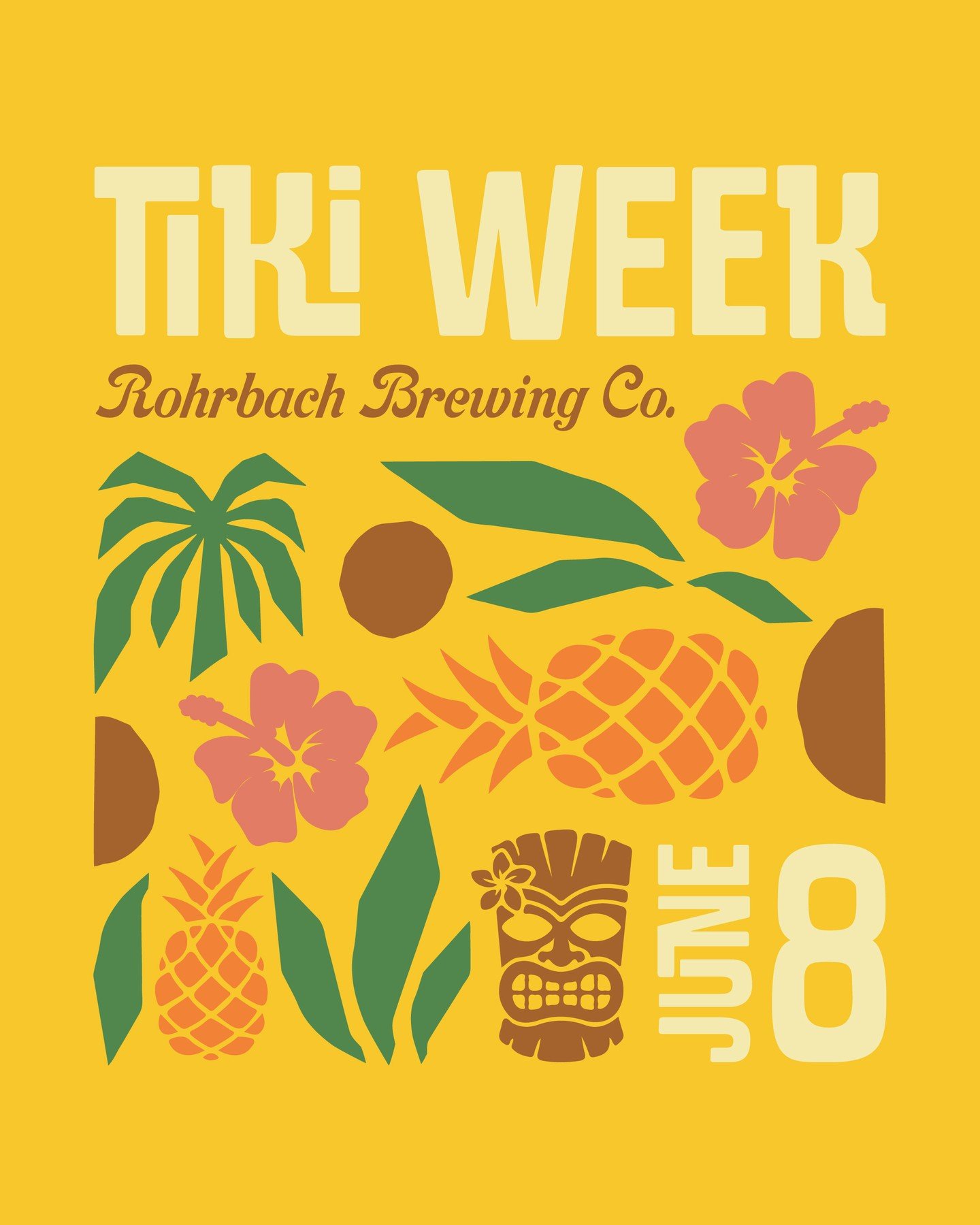 Celebrate Tiki Week June 8&ndash;13 as both locations settle into a full week of island time. 🏝️⁠
⁠
The return of Pineapple Wheat sets the tone, joined by tiki-inspired food and drink specials, Hawaiian shirts, and tiny umbrellas. Add in just enough